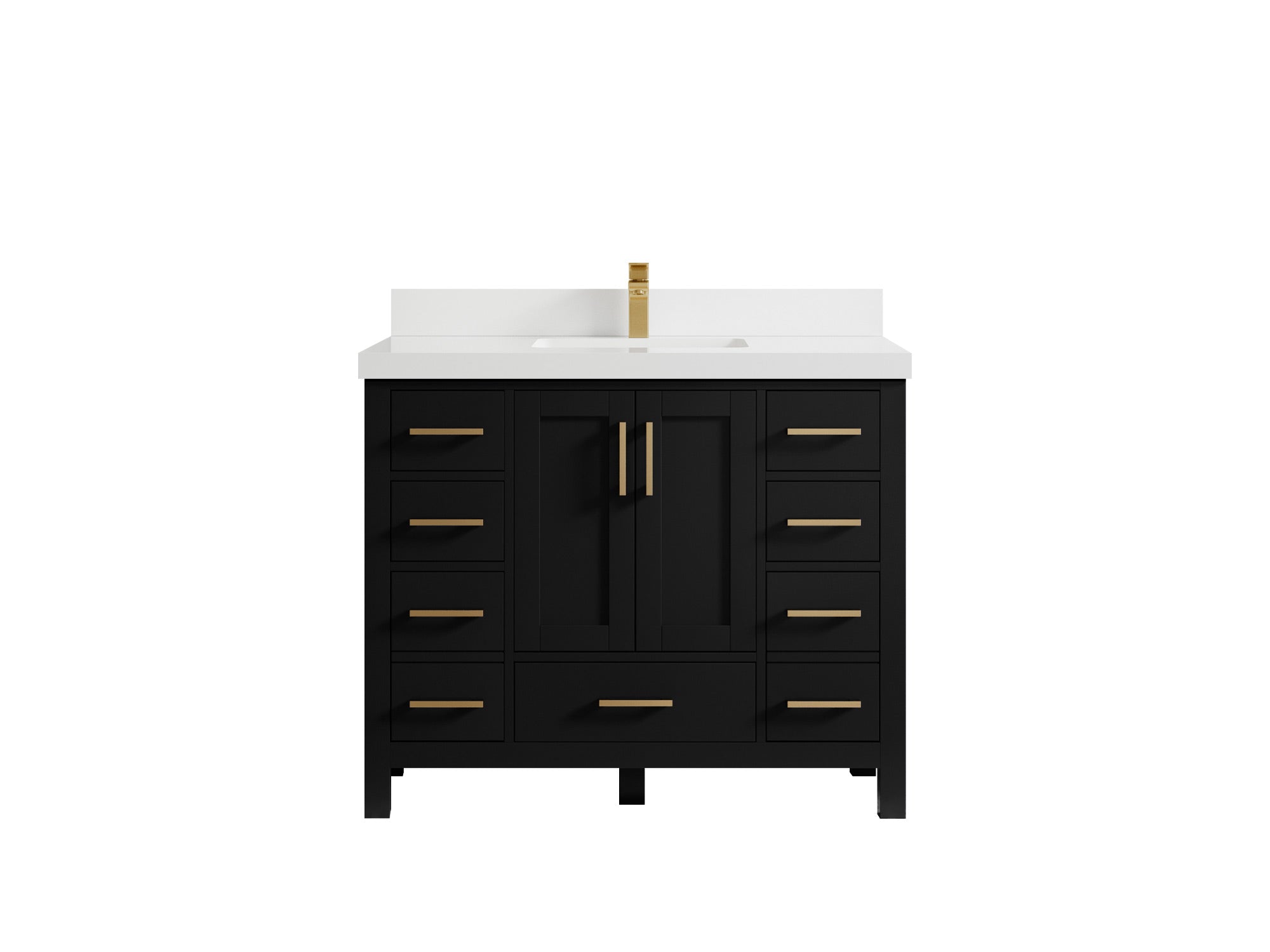 Malibu 42 in. W x 22 in. D Single Sink Bathroom Vanity - Willow Bath and Vanity