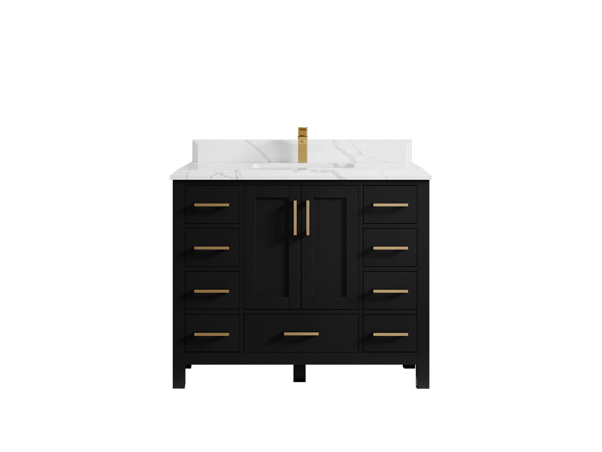 Malibu 42 in. W x 22 in. D Single Sink Bathroom Vanity - Willow Bath and Vanity
