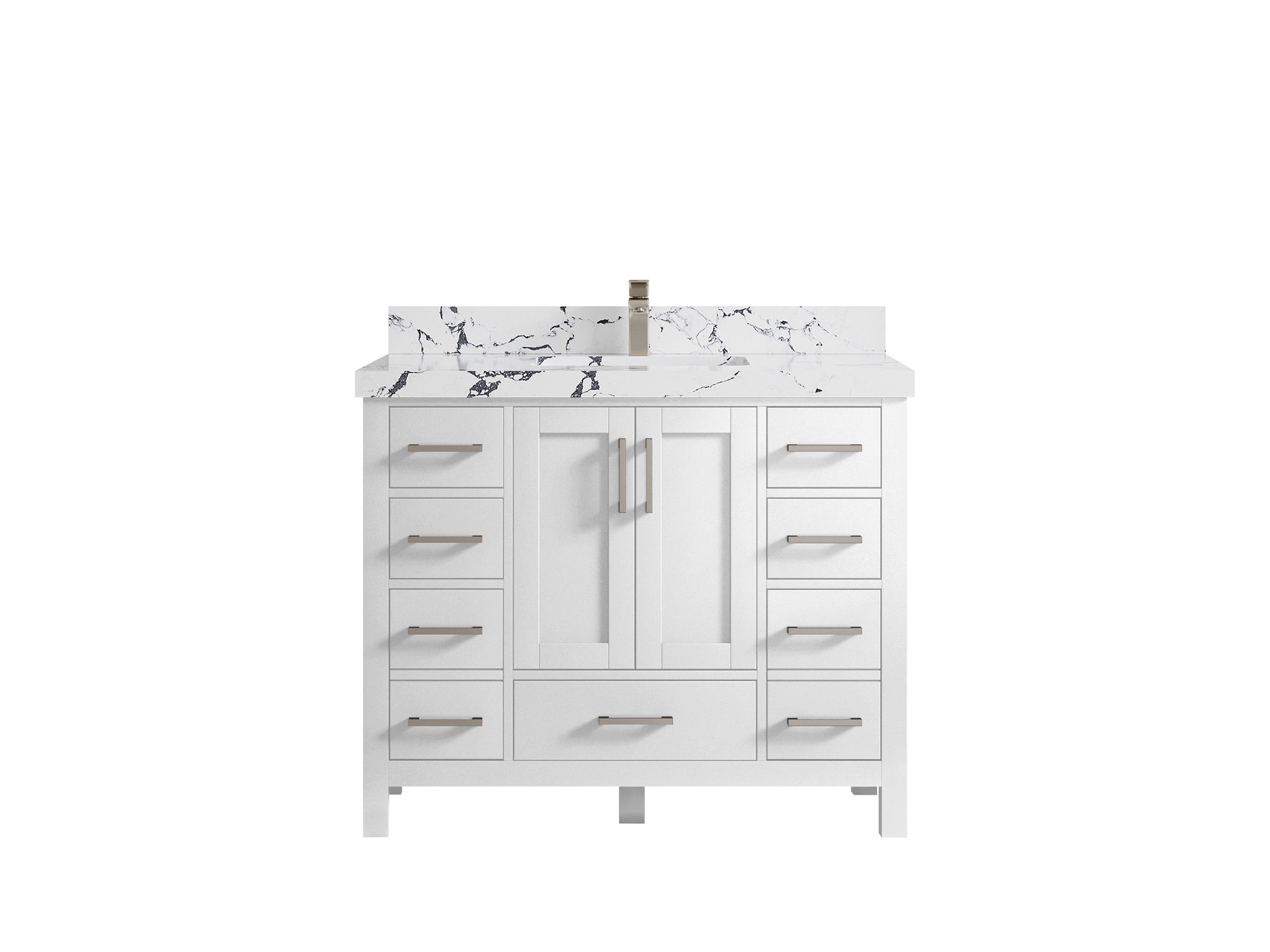 Malibu 42 in. W x 22 in. D Single Sink Bathroom Vanity - Willow Bath and Vanity