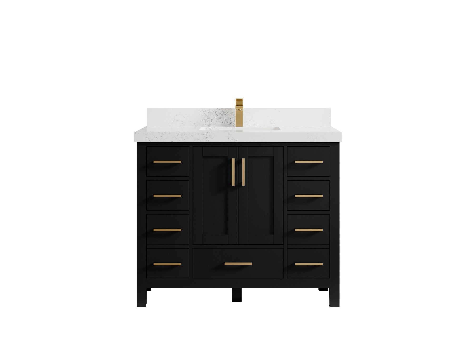Malibu 42 in. W x 22 in. D Single Sink Bathroom Vanity - Willow Bath and Vanity