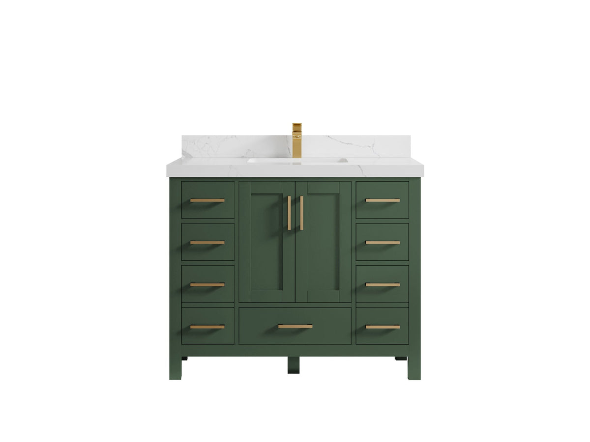 Malibu 42 in. W x 22 in. D Single Sink Bathroom Vanity - Willow Bath and Vanity