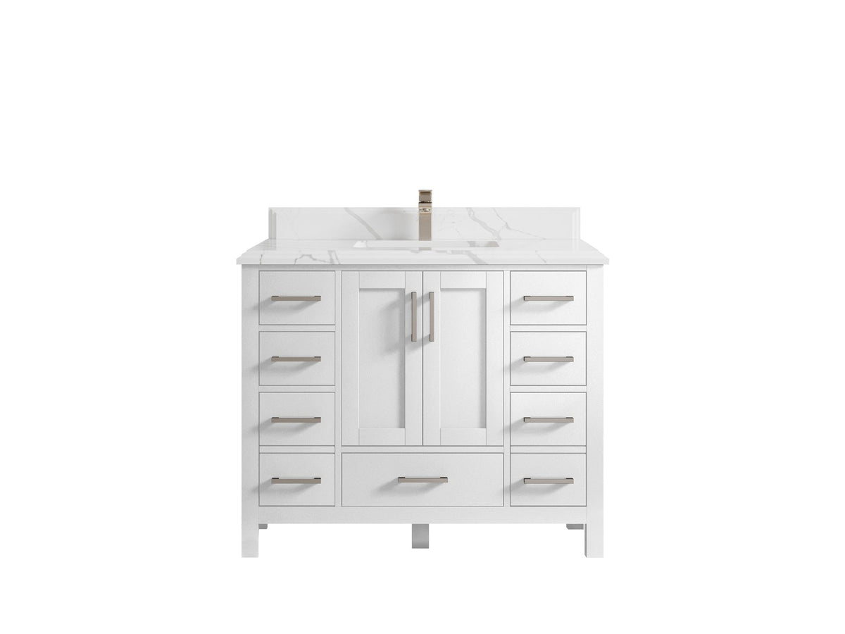 Malibu 42 in. W x 22 in. D Single Sink Bathroom Vanity - Willow Bath and Vanity