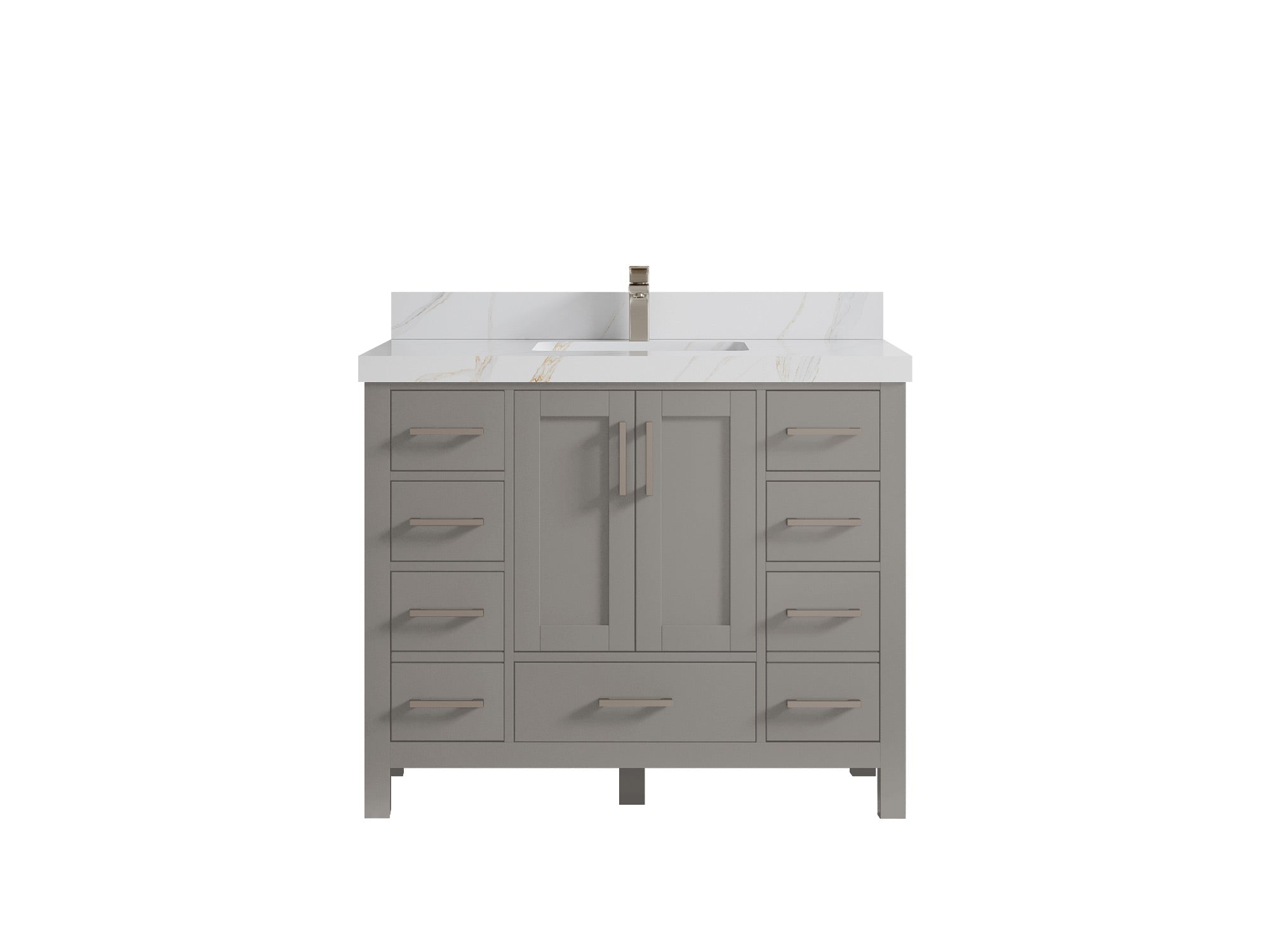 Malibu 42 in. W x 22 in. D Single Sink Bathroom Vanity - Willow Bath and Vanity