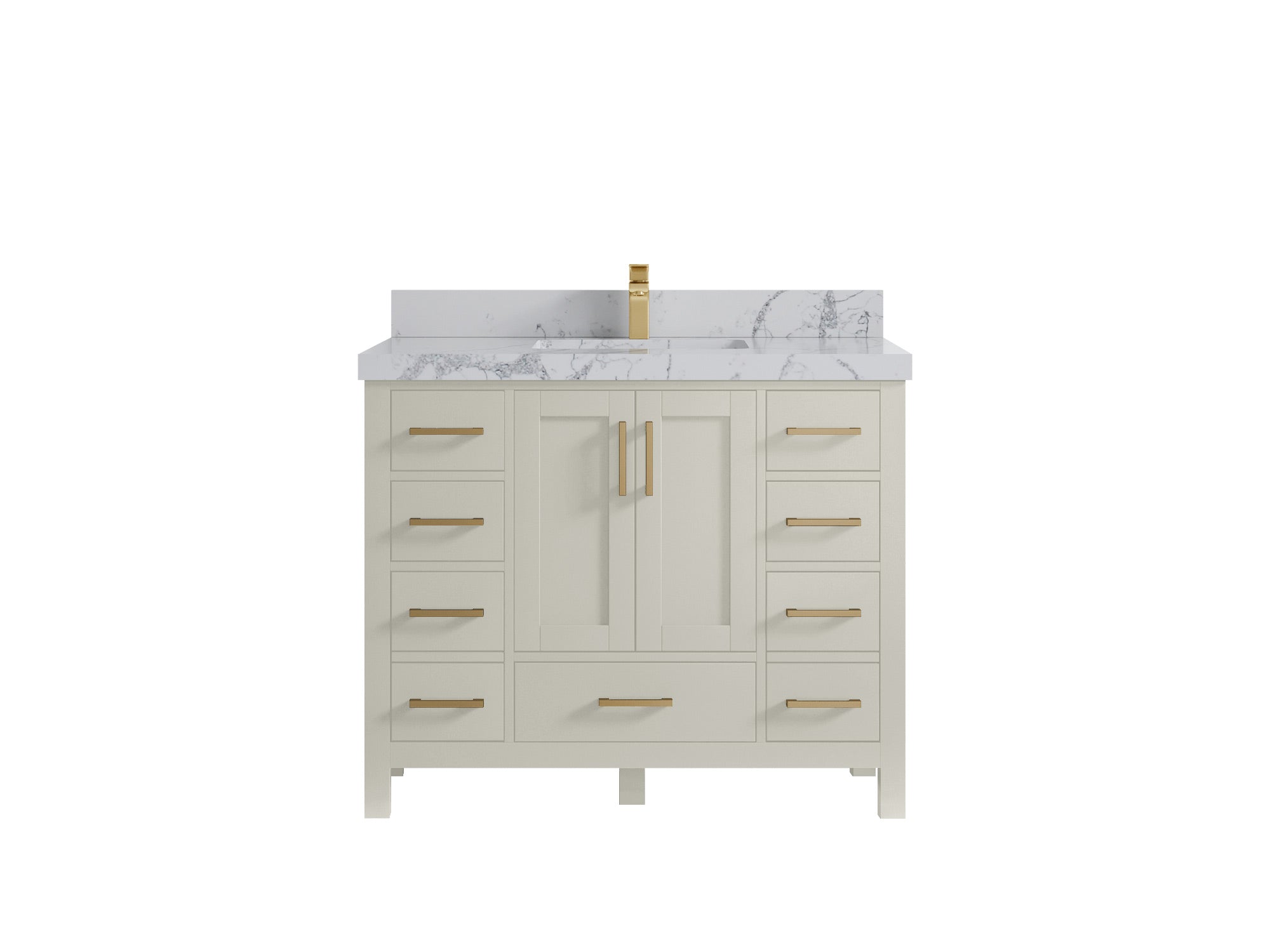 Malibu 42 in. W x 22 in. D Single Sink Bathroom Vanity - Willow Bath and Vanity