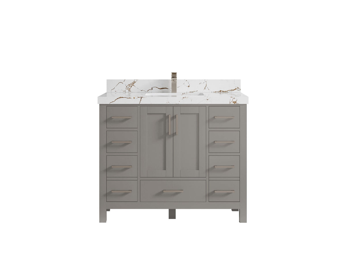 Malibu 42 in. W x 22 in. D Single Sink Bathroom Vanity - Willow Bath and Vanity