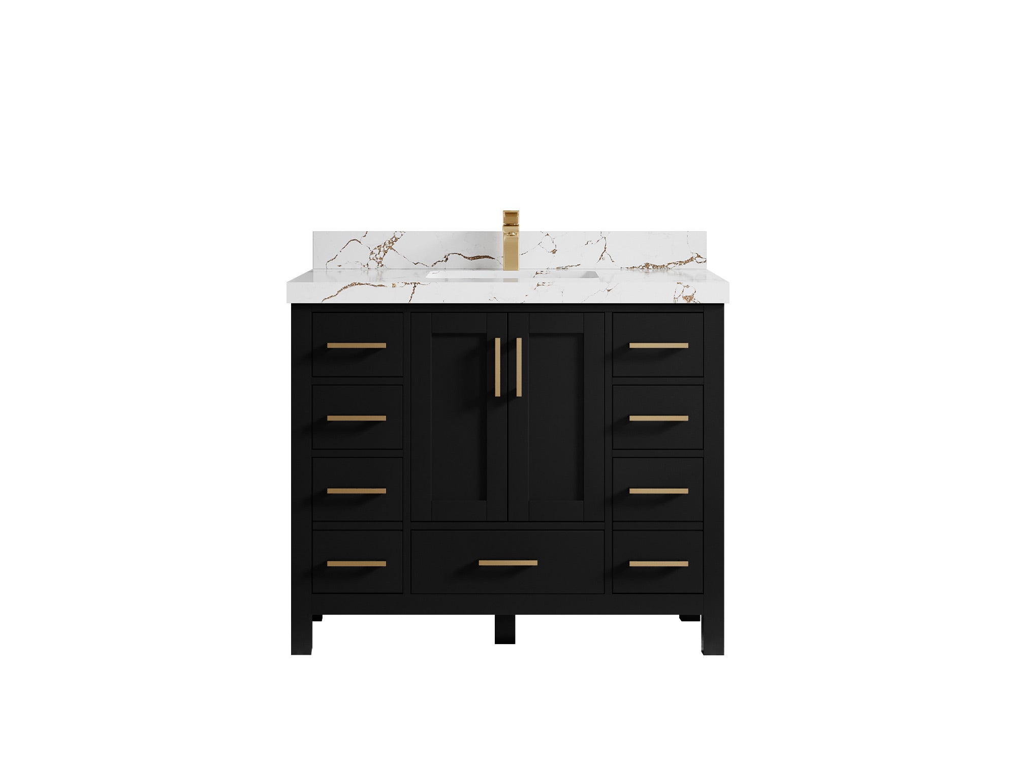 Malibu 42 in. W x 22 in. D Single Sink Bathroom Vanity - Willow Bath and Vanity