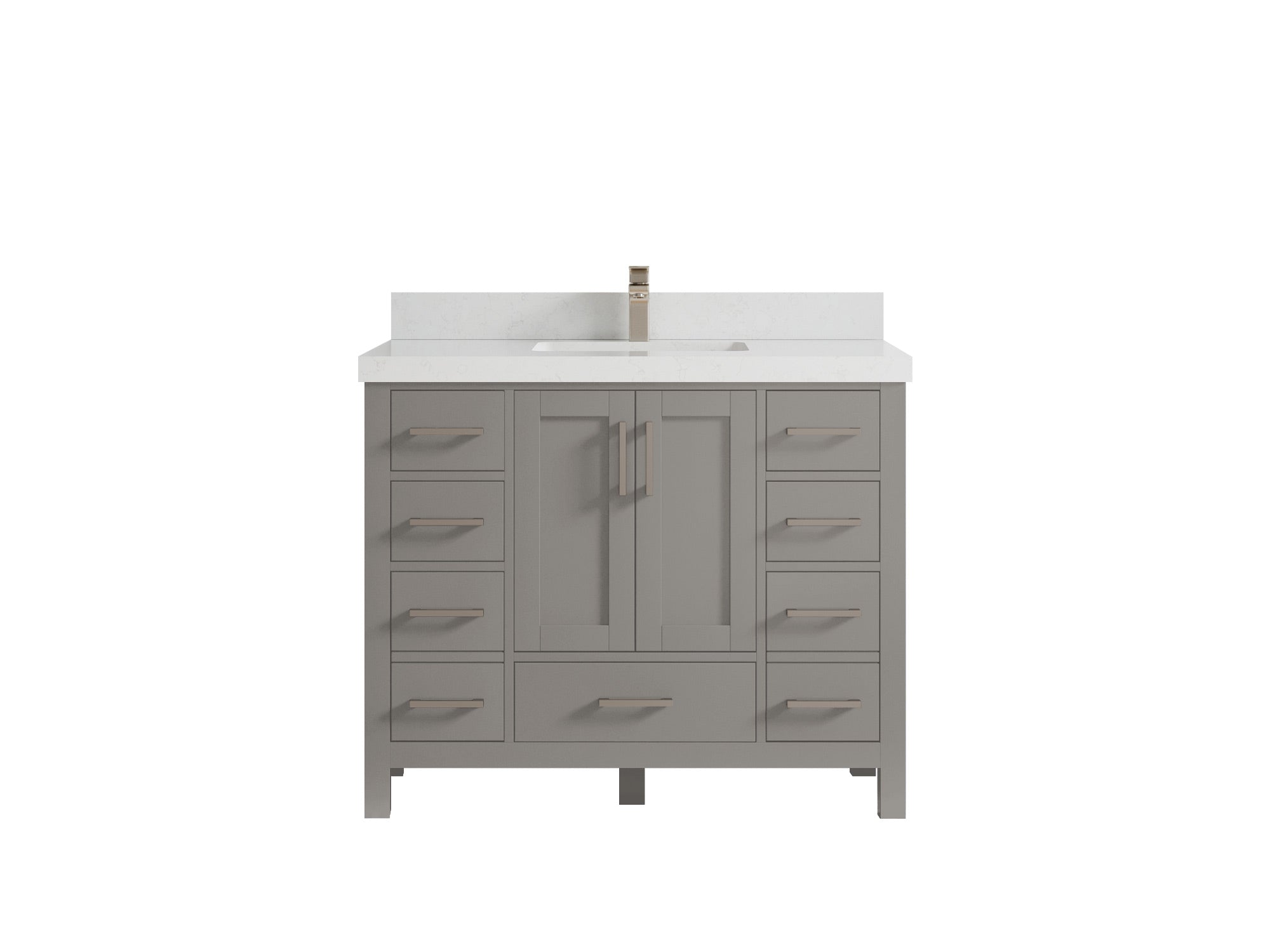 Malibu 42 in. W x 22 in. D Single Sink Bathroom Vanity - Willow Bath and Vanity