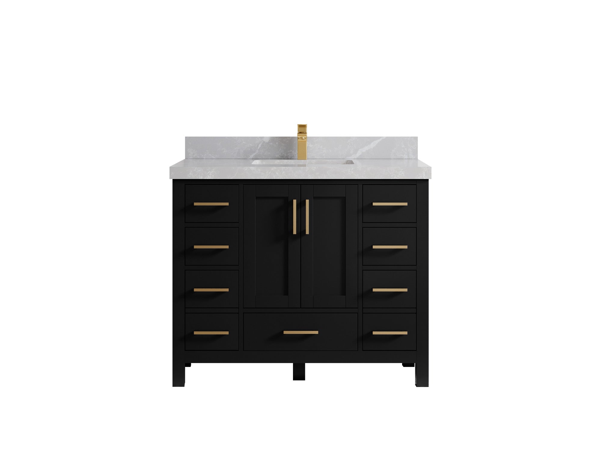Malibu 42 in. W x 22 in. D Single Sink Bathroom Vanity - Willow Bath and Vanity