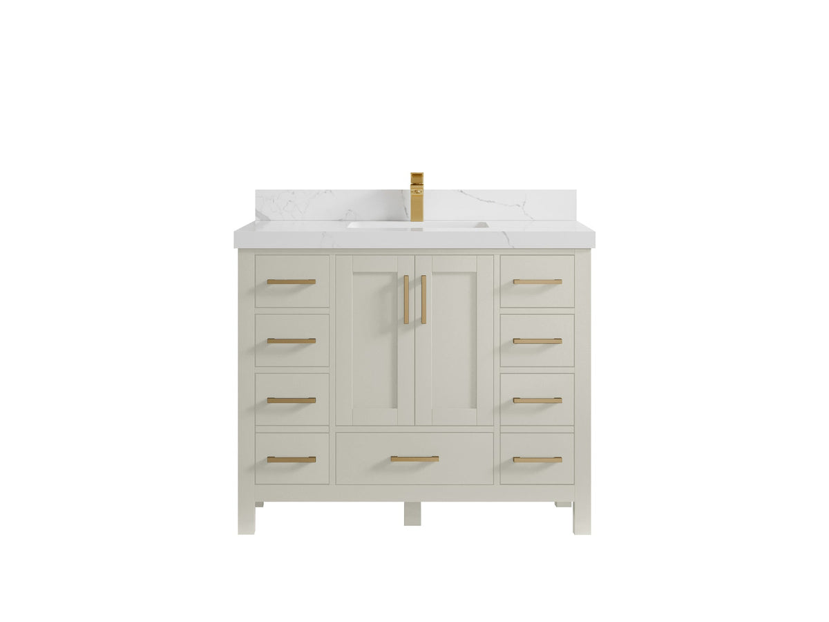 Malibu 42 in. W x 22 in. D Single Sink Bathroom Vanity - Willow Bath and Vanity