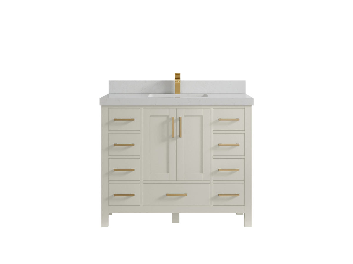 Malibu 42 in. W x 22 in. D Single Sink Bathroom Vanity - Willow Bath and Vanity