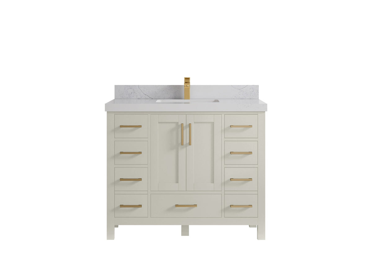 Malibu 42 in. W x 22 in. D Single Sink Bathroom Vanity - Willow Bath and Vanity
