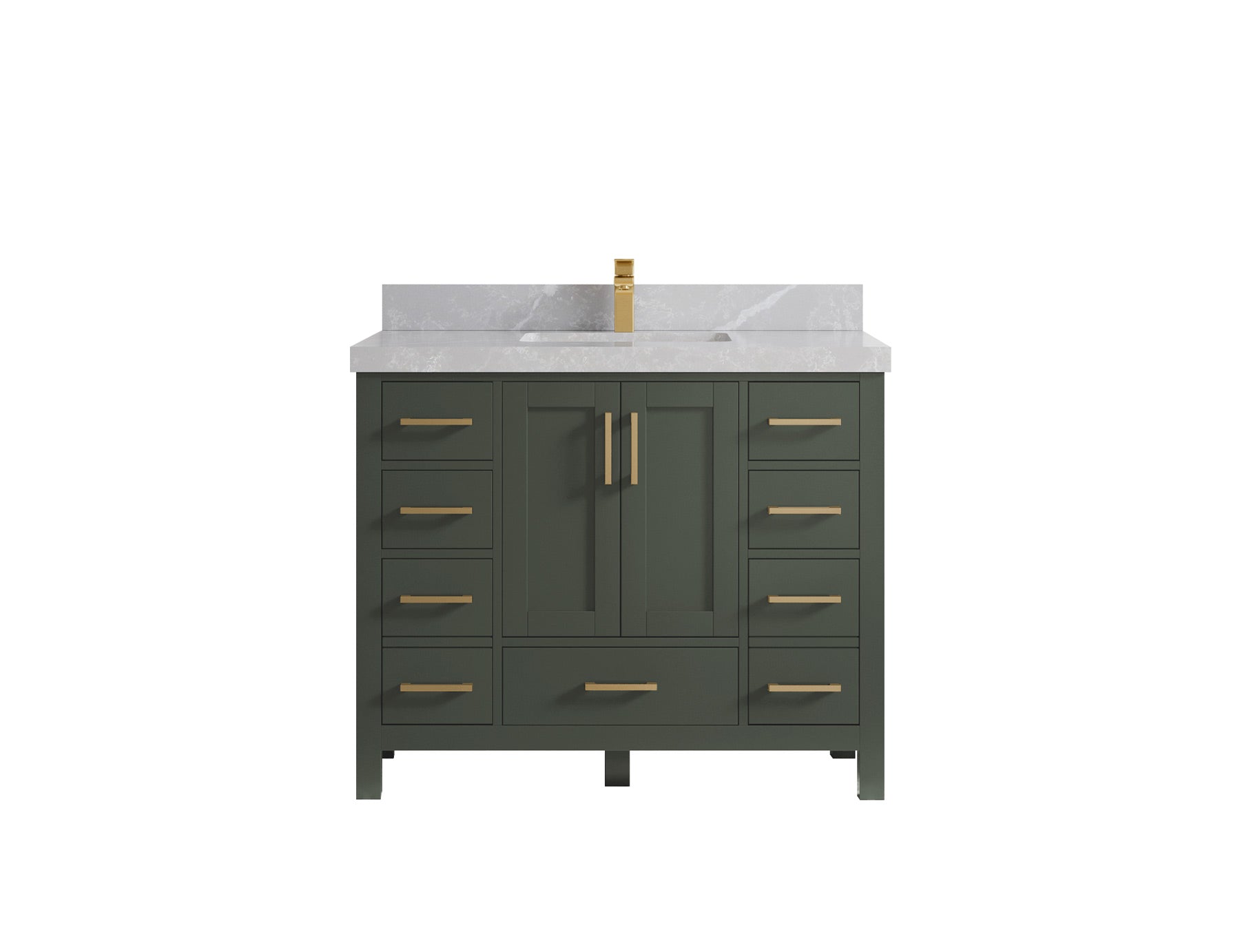Malibu 42 in. W x 22 in. D Single Sink Bathroom Vanity - Willow Bath and Vanity