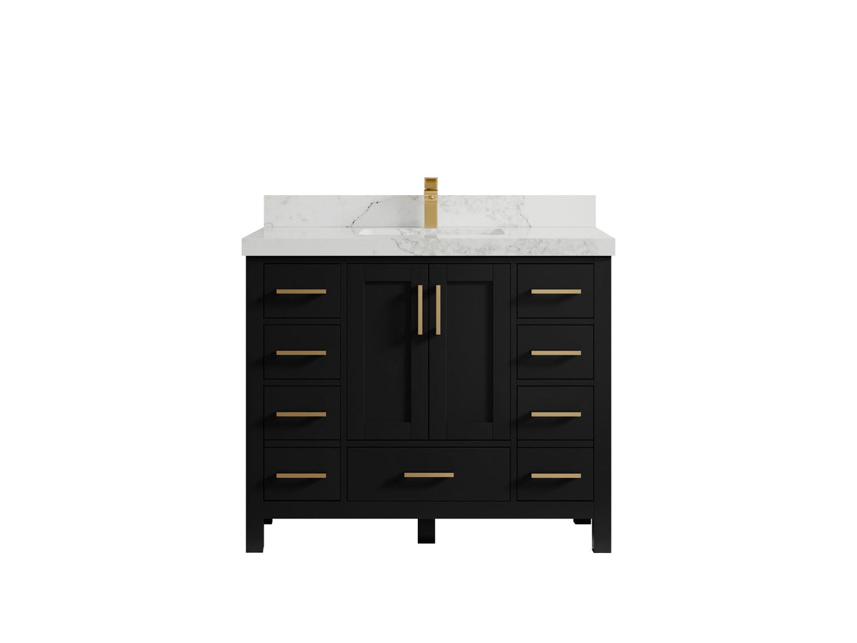 Malibu 42 in. W x 22 in. D Single Sink Bathroom Vanity - Willow Bath and Vanity