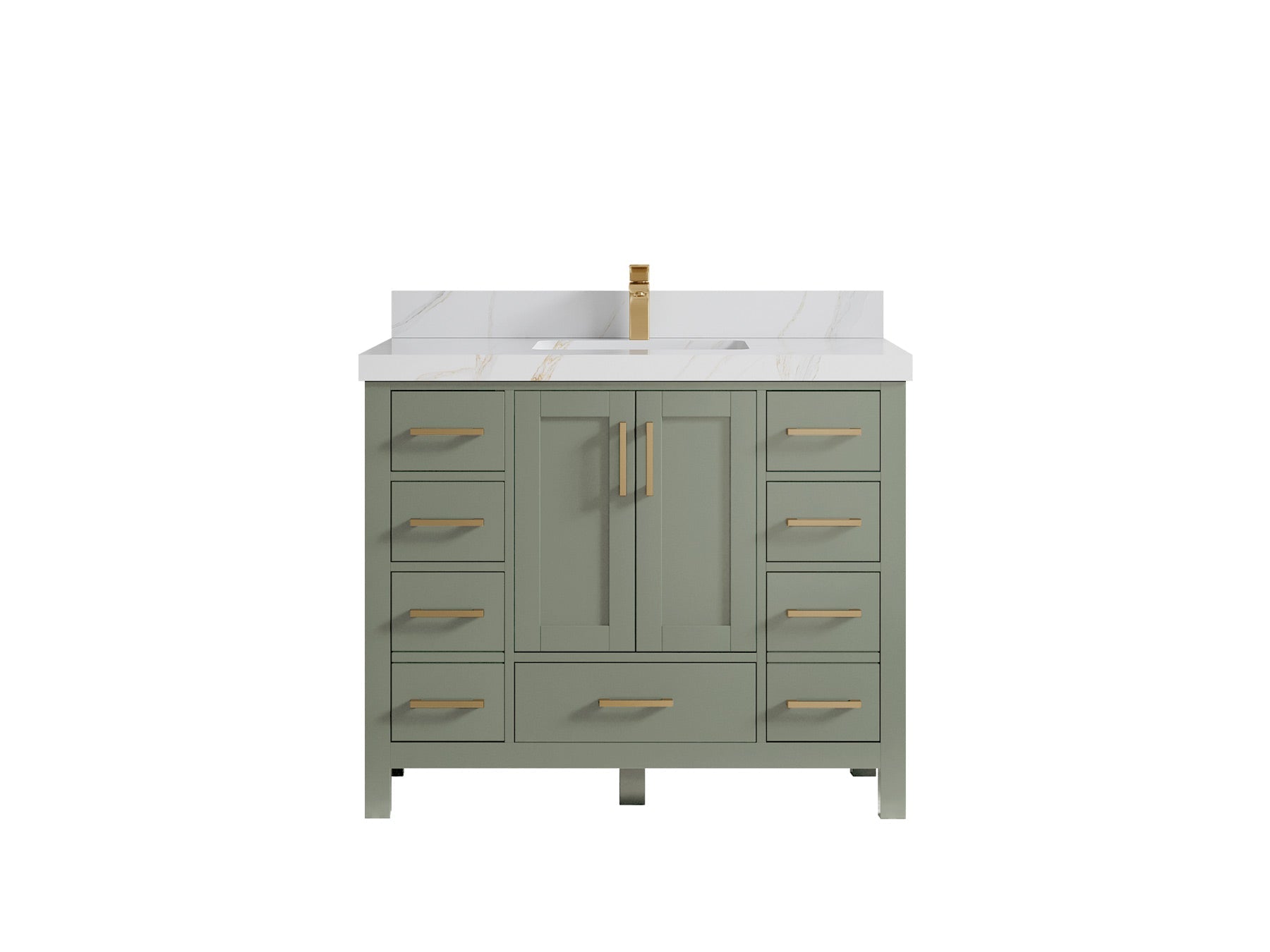 Malibu 42 in. W x 22 in. D Single Sink Bathroom Vanity - Willow Bath and Vanity