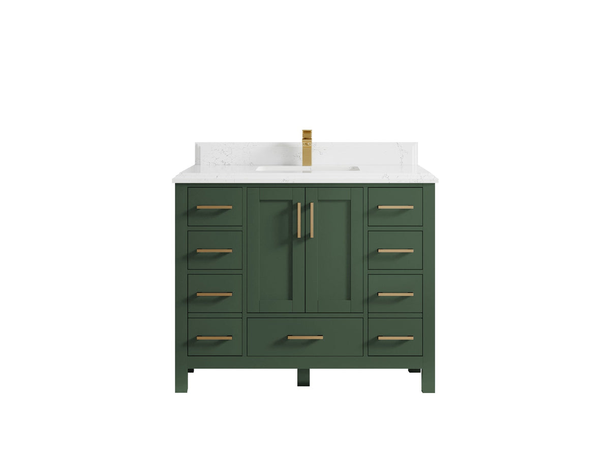 Malibu 42 in. W x 22 in. D Single Sink Bathroom Vanity - Willow Bath and Vanity