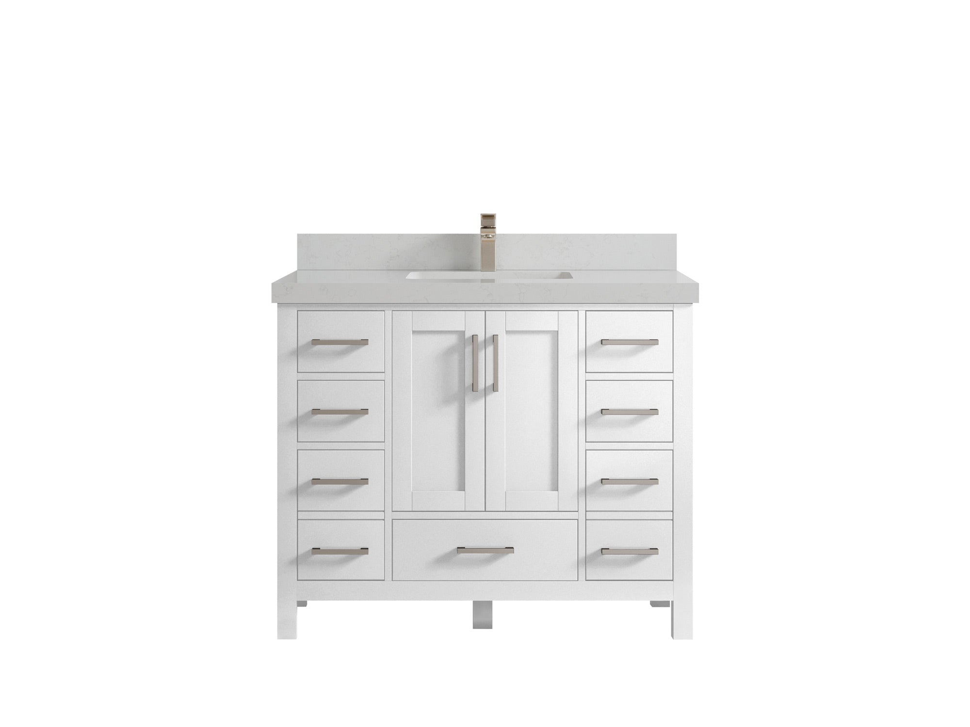 Malibu 42 in. W x 22 in. D Single Sink Bathroom Vanity - Willow Bath and Vanity