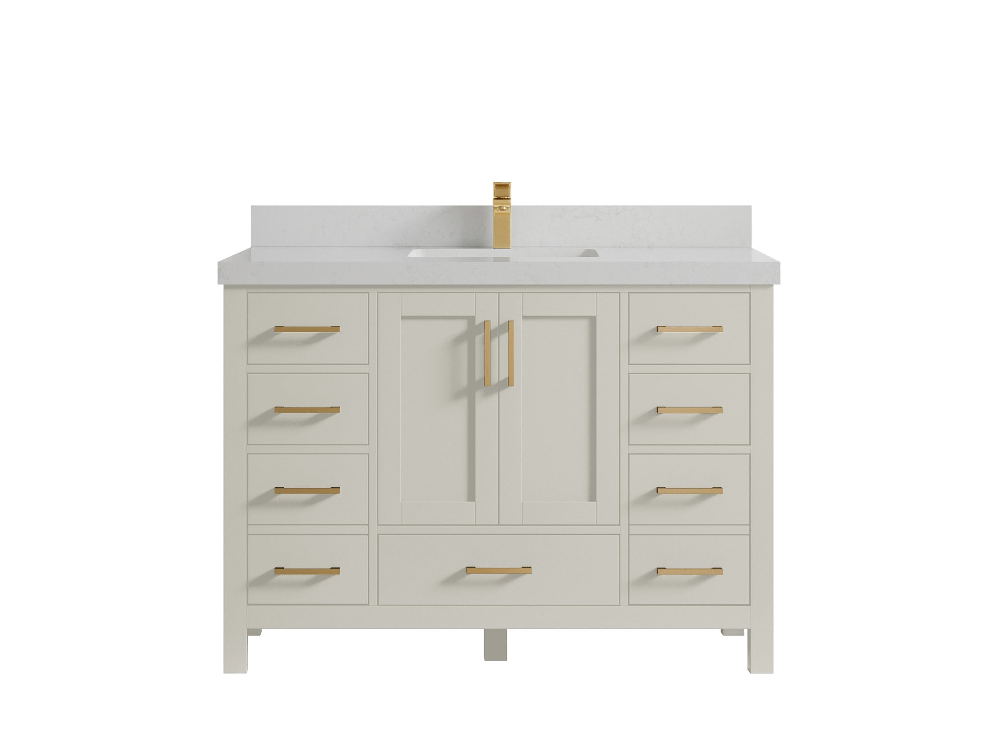 Malibu 48 in. W x 22 in. D Single Sink Bathroom Vanity - Willow Bath and Vanity