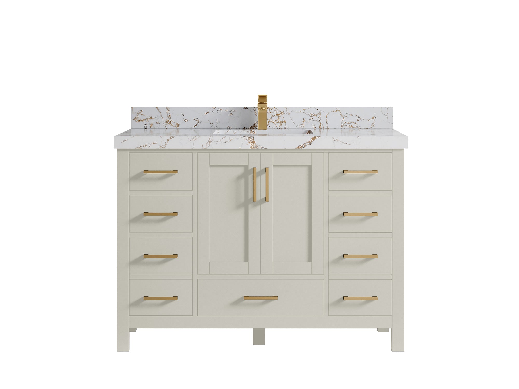 Malibu 48 in. W x 22 in. D Single Sink Bathroom Vanity - Willow Bath and Vanity