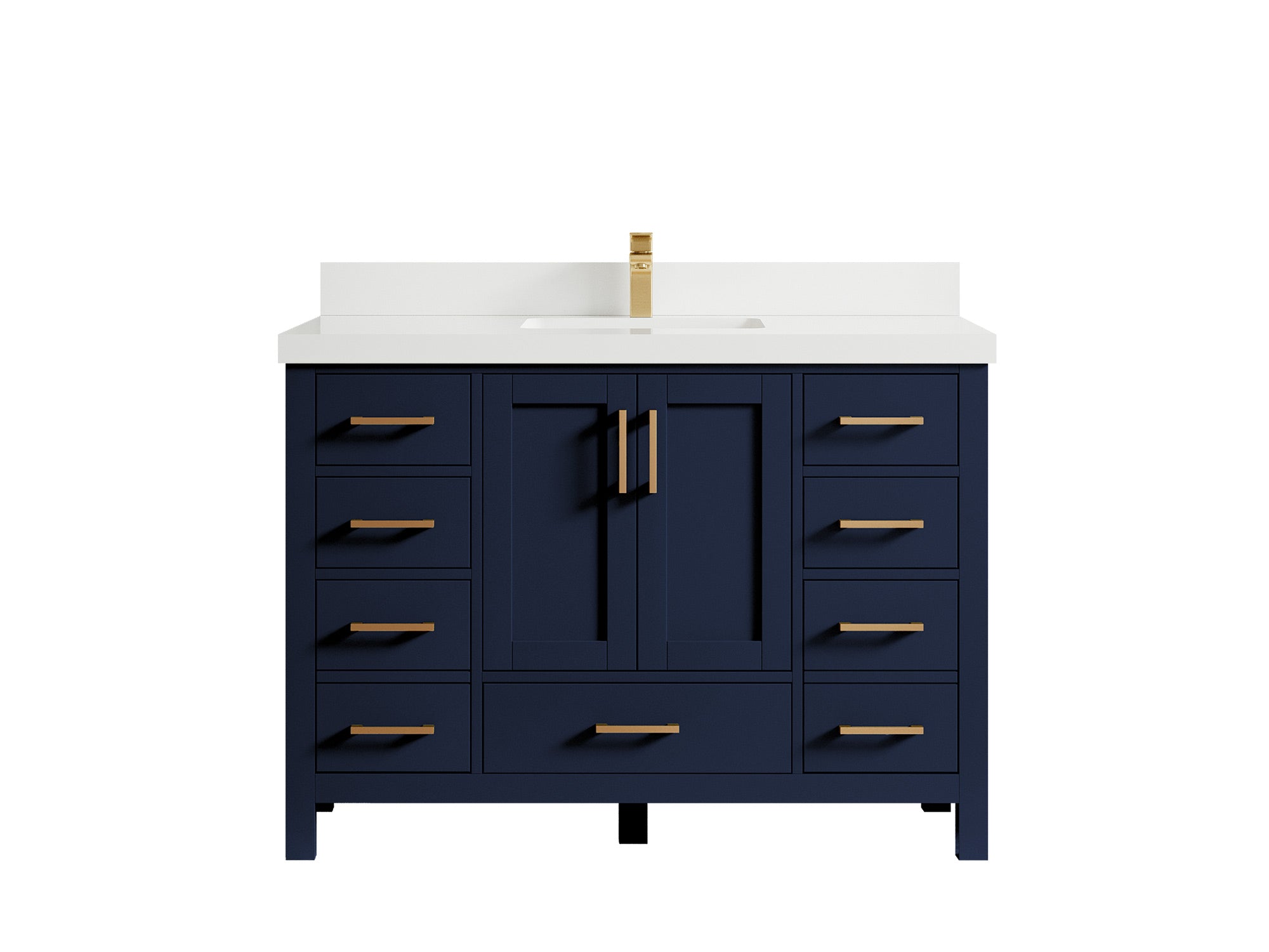 Malibu 48 in. W x 22 in. D Single Sink Bathroom Vanity - Willow Bath and Vanity