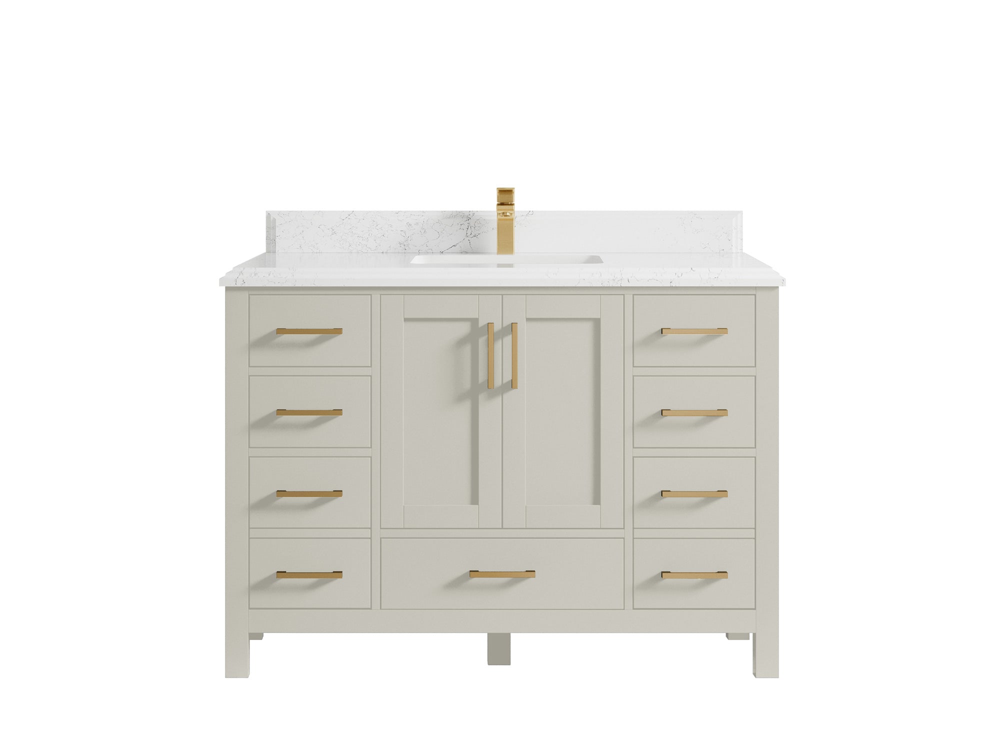 Malibu 48 in. W x 22 in. D Single Sink Bathroom Vanity - Willow Bath and Vanity