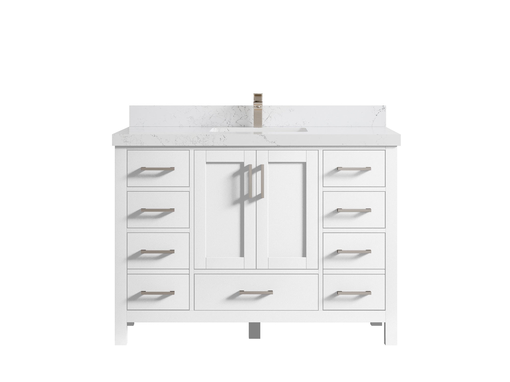 Malibu 48 in. W x 22 in. D Single Sink Bathroom Vanity - Willow Bath and Vanity