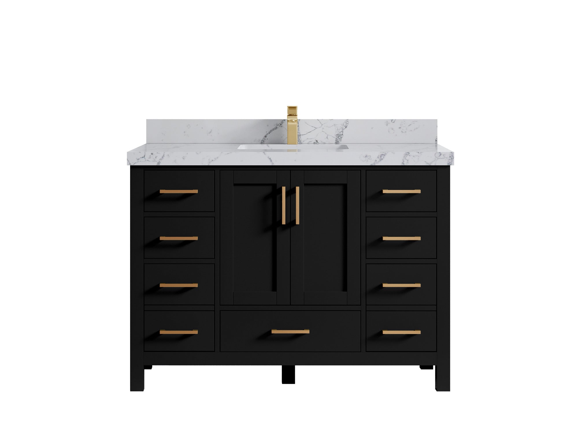 Malibu 48 in. W x 22 in. D Single Sink Bathroom Vanity - Willow Bath and Vanity