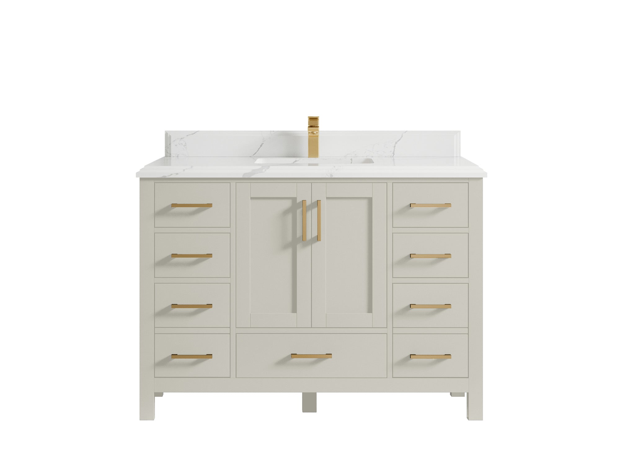 Malibu 48 in. W x 22 in. D Single Sink Bathroom Vanity - Willow Bath and Vanity