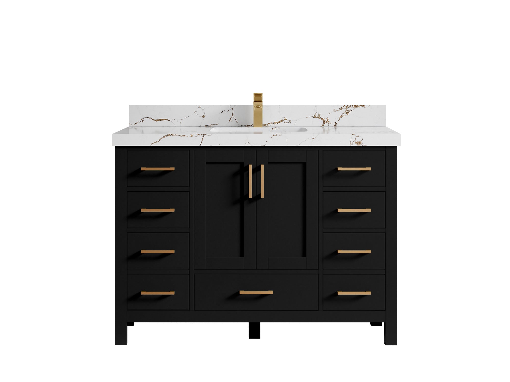 Malibu 48 in. W x 22 in. D Single Sink Bathroom Vanity - Willow Bath and Vanity