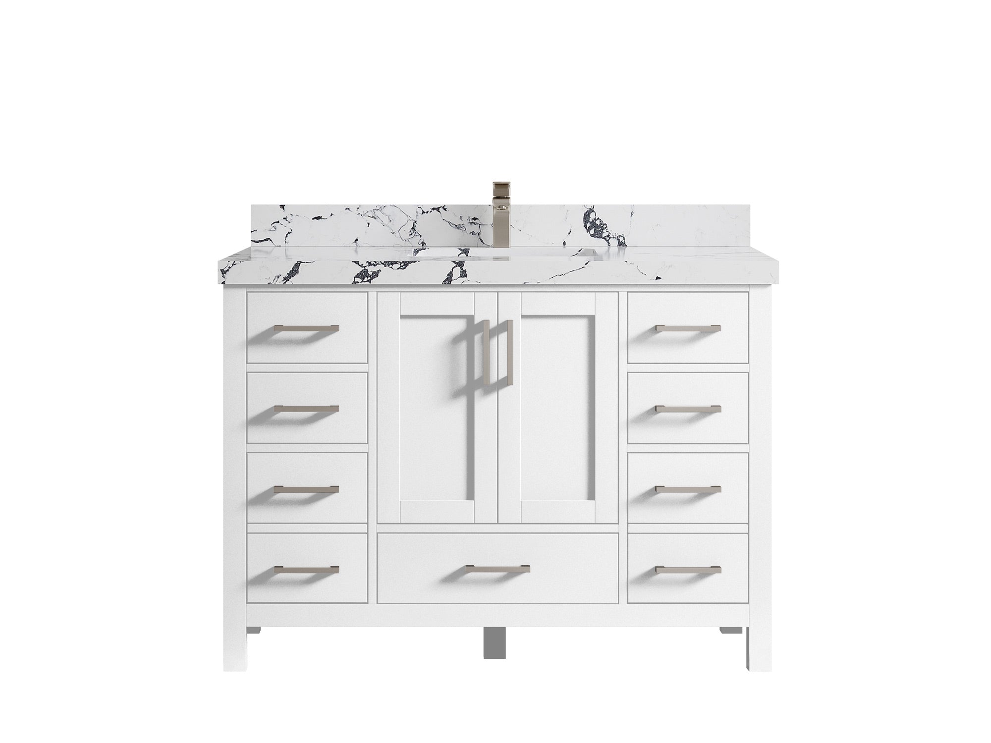 Malibu 48 in. W x 22 in. D Single Sink Bathroom Vanity - Willow Bath and Vanity