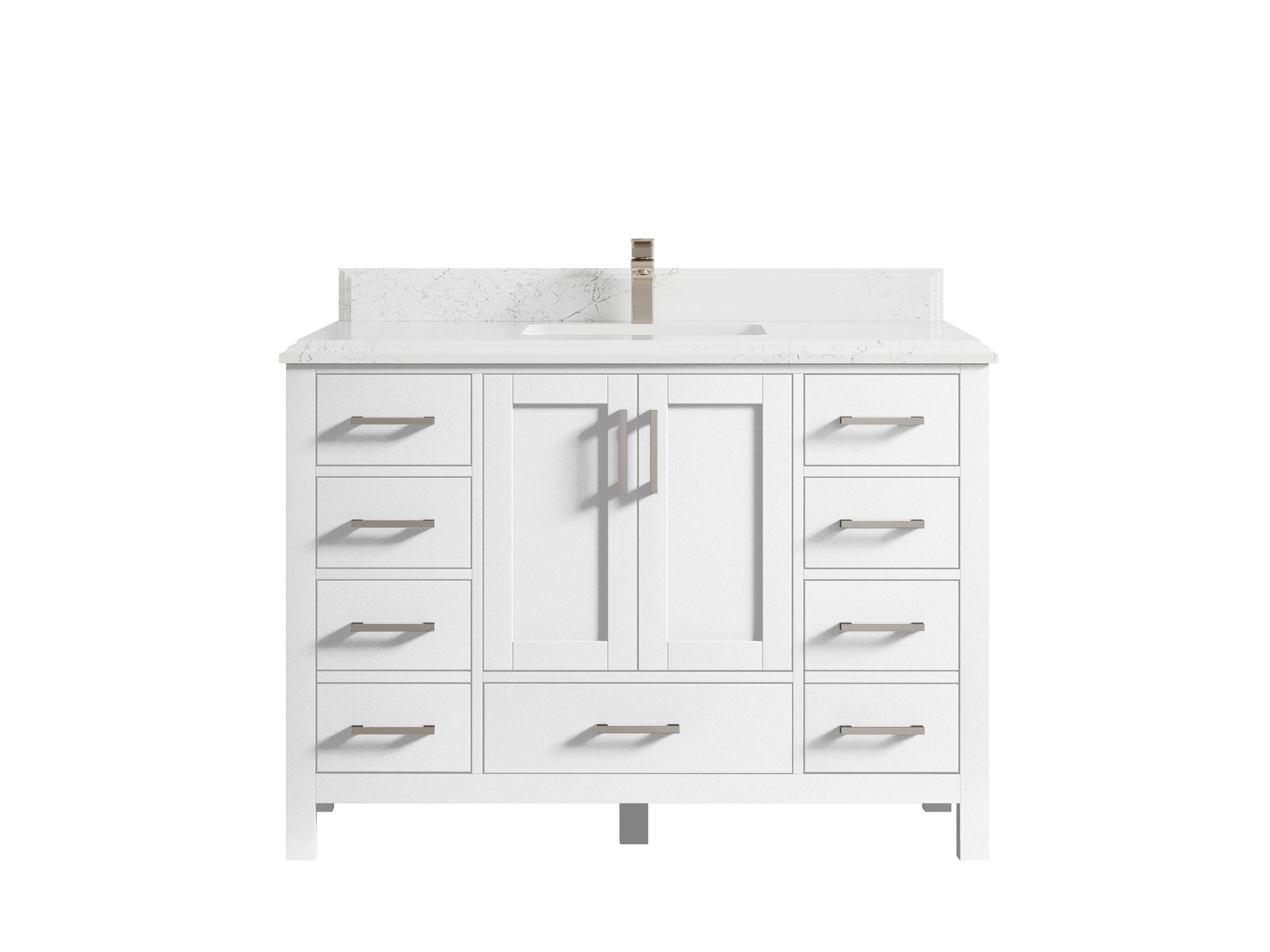 Malibu 48 in. W x 22 in. D Single Sink Bathroom Vanity - Willow Bath and Vanity