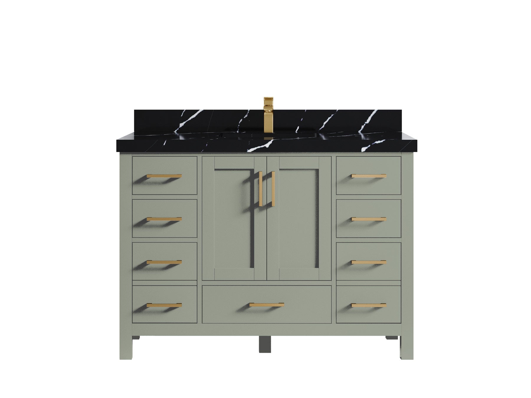 Malibu 48 in. W x 22 in. D Single Sink Bathroom Vanity - Willow Bath and Vanity