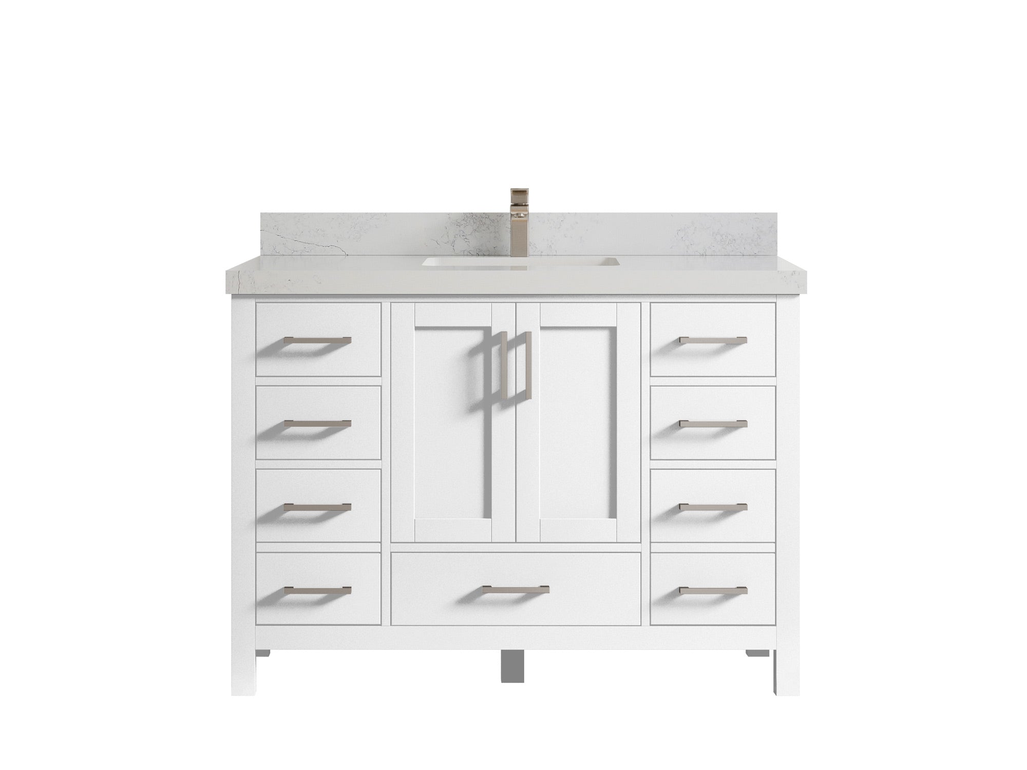 Malibu 48 in. W x 22 in. D Single Sink Bathroom Vanity - Willow Bath and Vanity