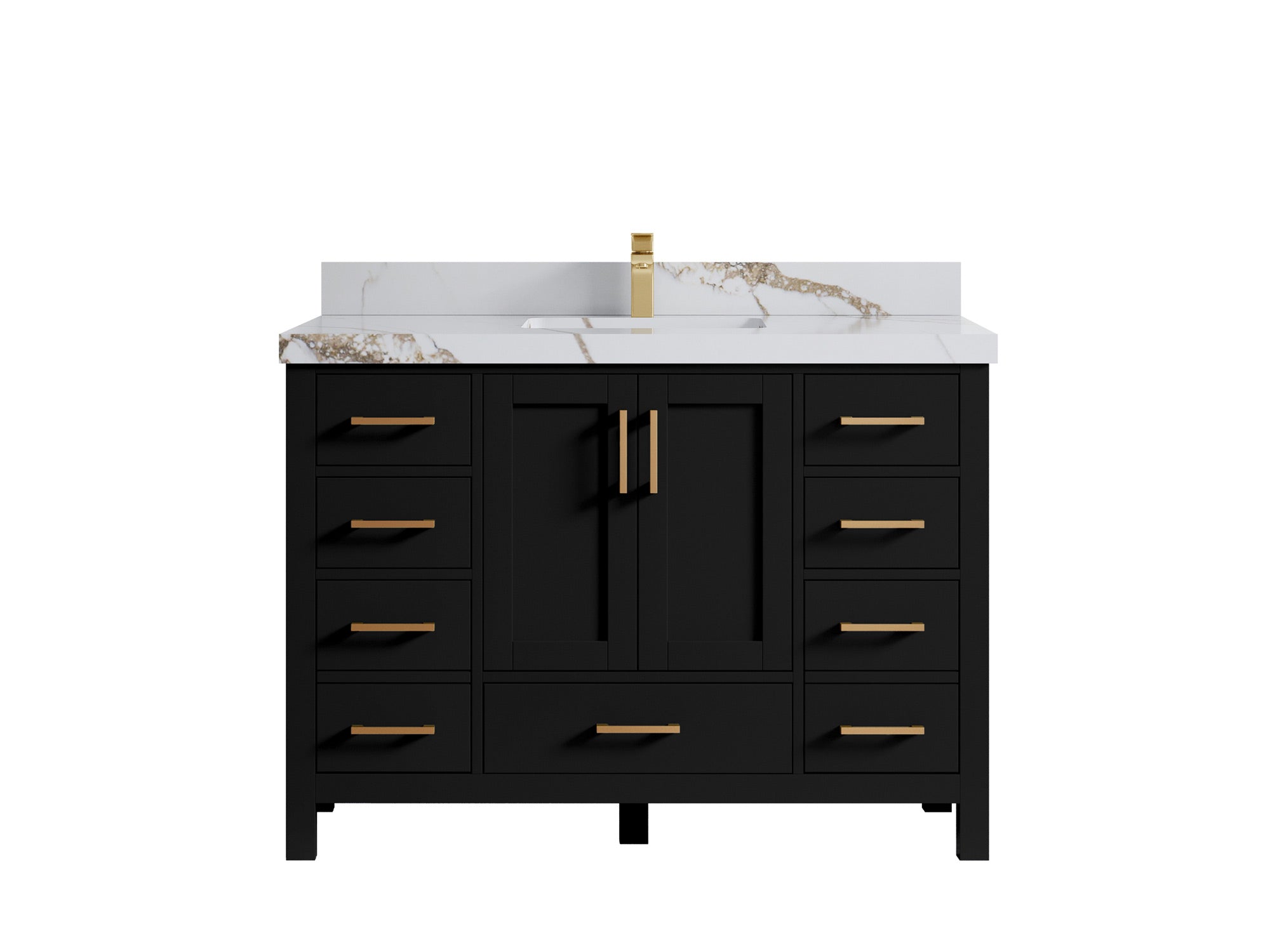 Malibu 48 in. W x 22 in. D Single Sink Bathroom Vanity - Willow Bath and Vanity