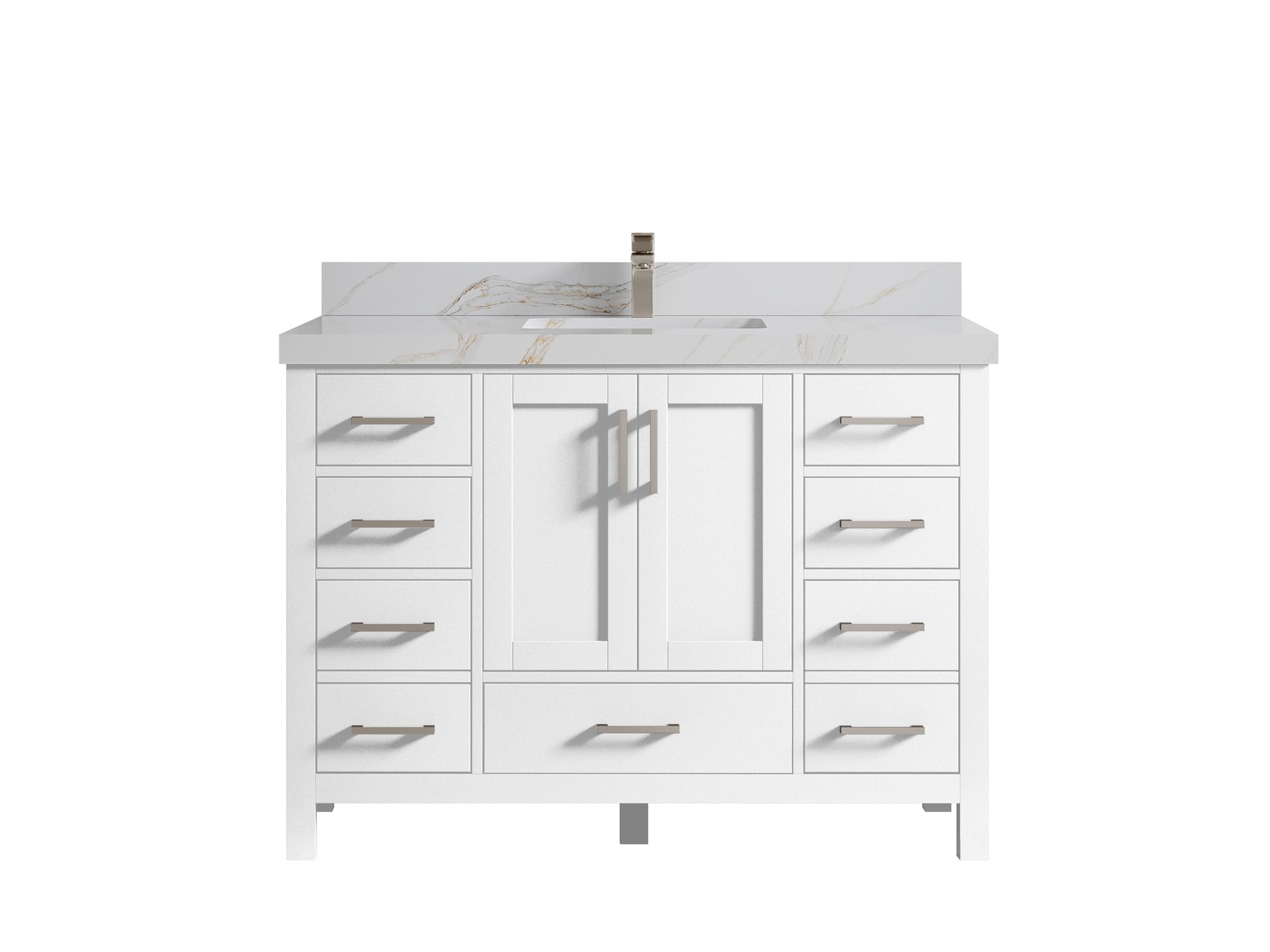 Malibu 48 in. W x 22 in. D Single Sink Bathroom Vanity - Willow Bath and Vanity