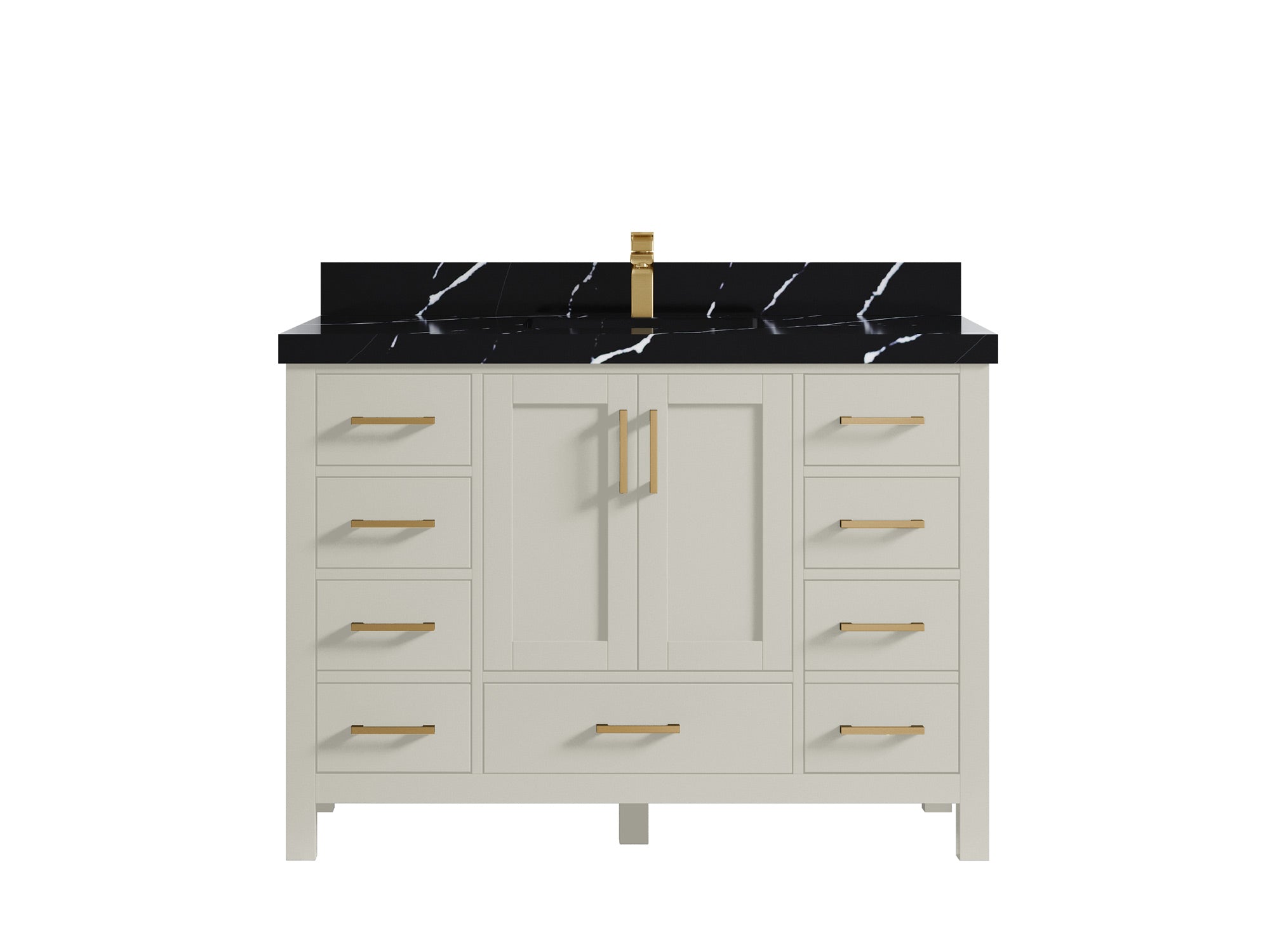 Malibu 48 in. W x 22 in. D Single Sink Bathroom Vanity - Willow Bath and Vanity
