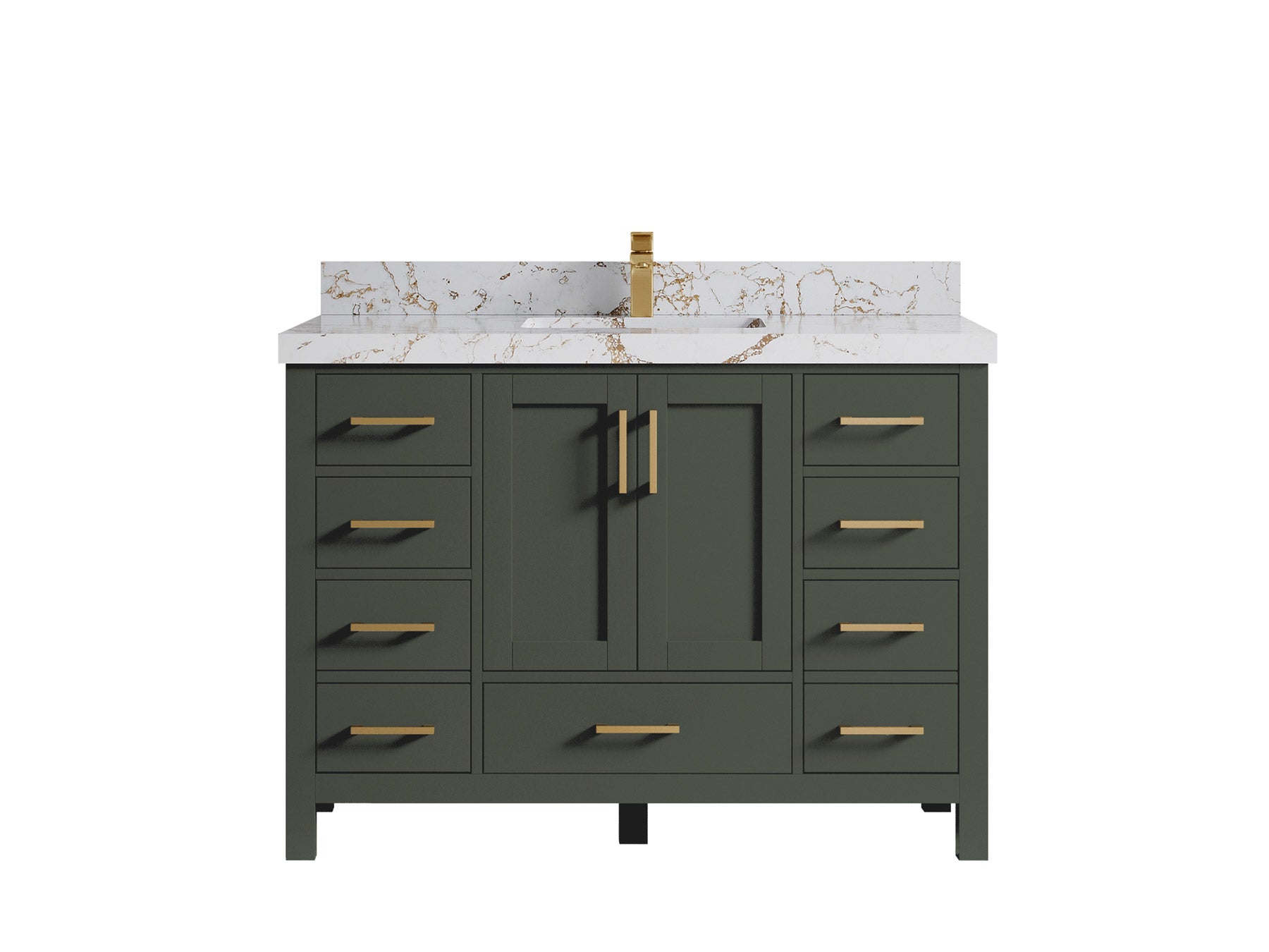 Malibu 48 in. W x 22 in. D Single Sink Bathroom Vanity - Willow Bath and Vanity