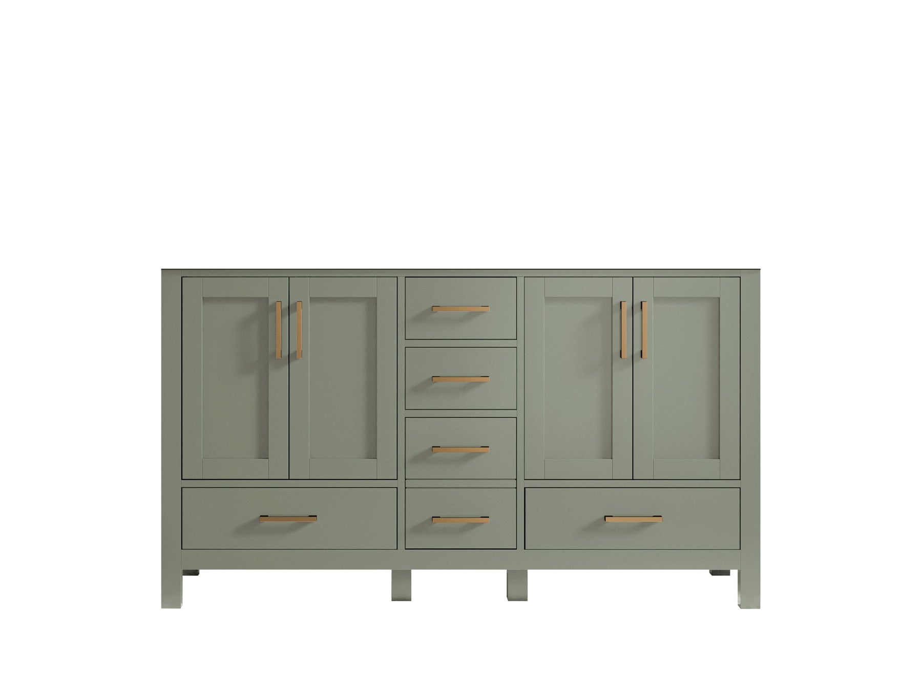 Malibu 60 in. W x 22 in. D Double Sink Bathroom Vanity - Willow Bath and Vanity