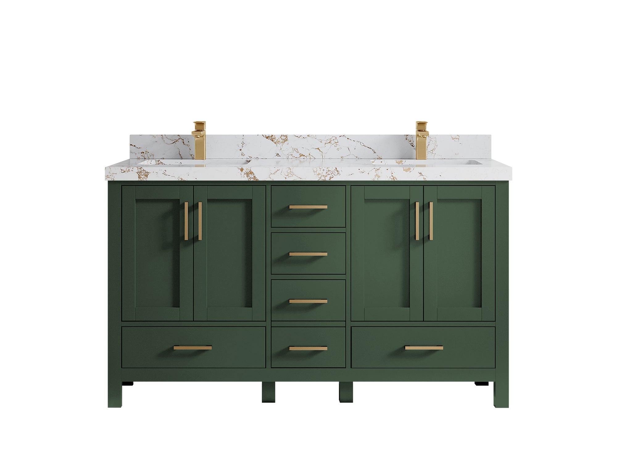 Malibu 60 in. W x 22 in. D Double Sink Bathroom Vanity - Willow Bath and Vanity