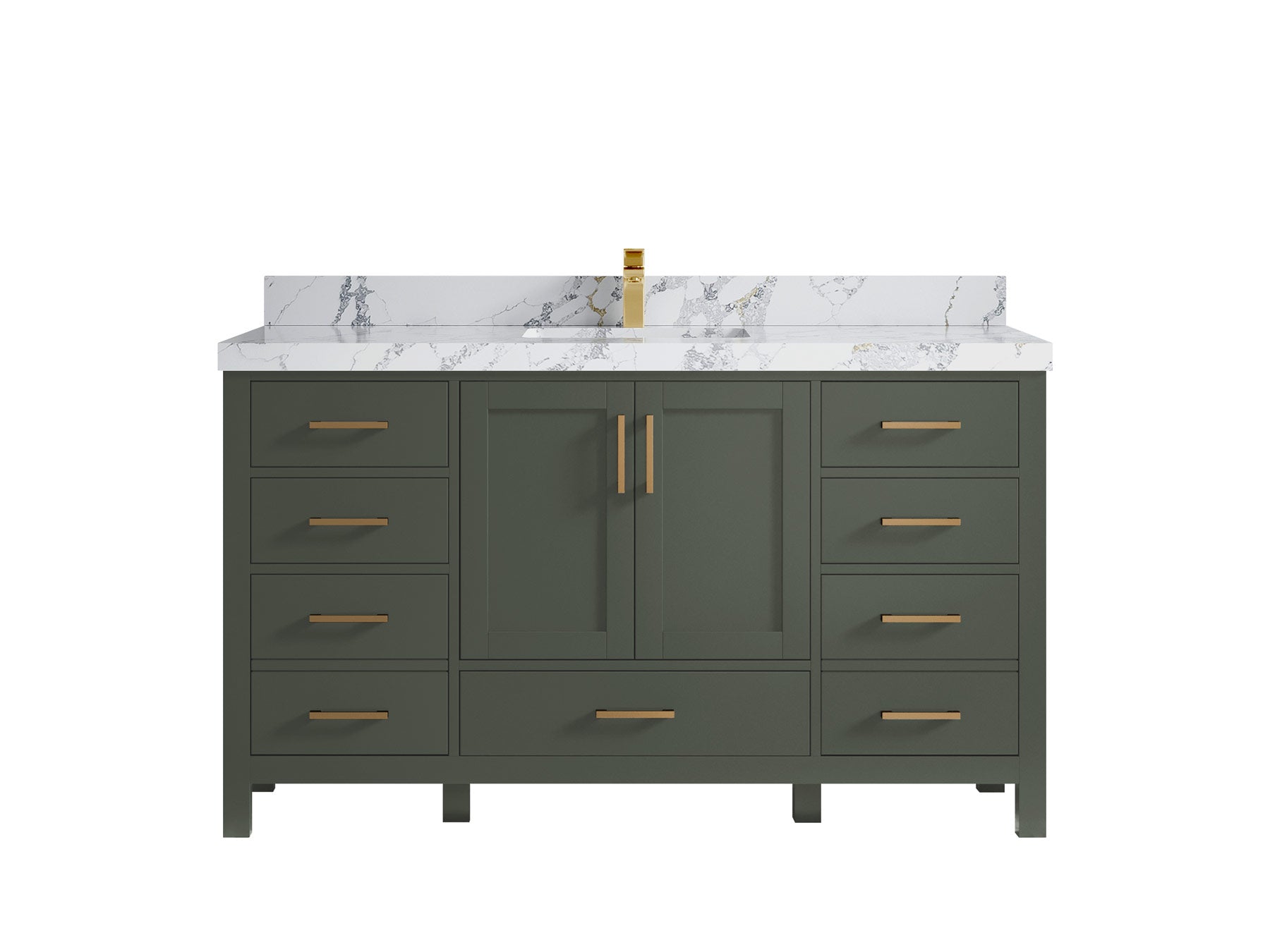 Malibu 60 in. W x 22 in. D Single Sink Bathroom Vanity - Willow Bath and Vanity