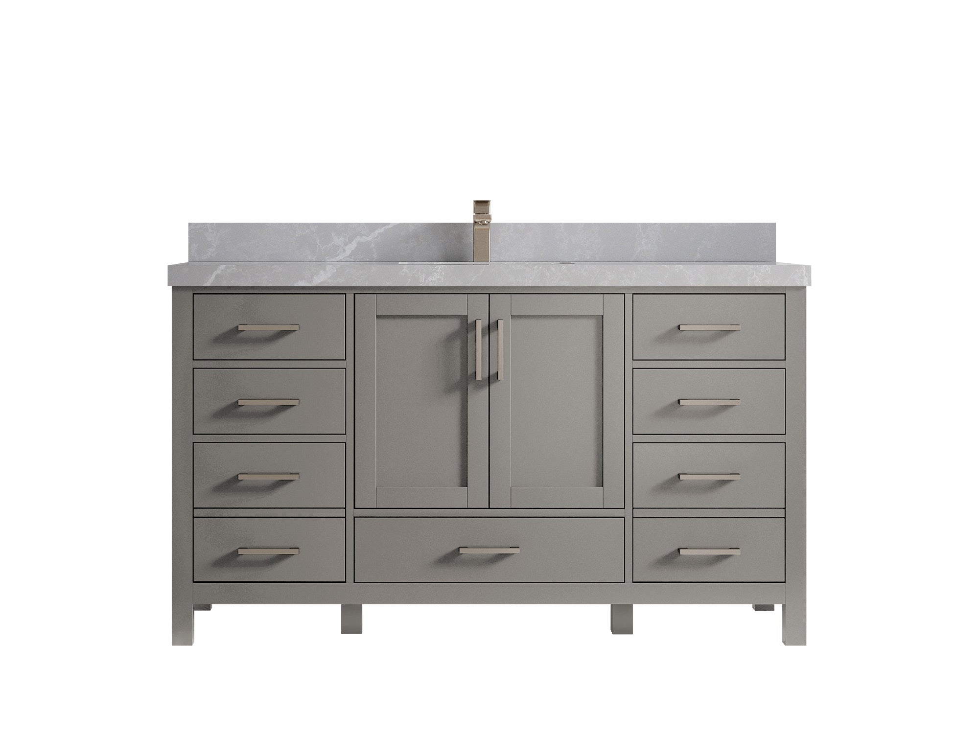 Malibu 60 in. W x 22 in. D Single Sink Bathroom Vanity - Willow Bath and Vanity