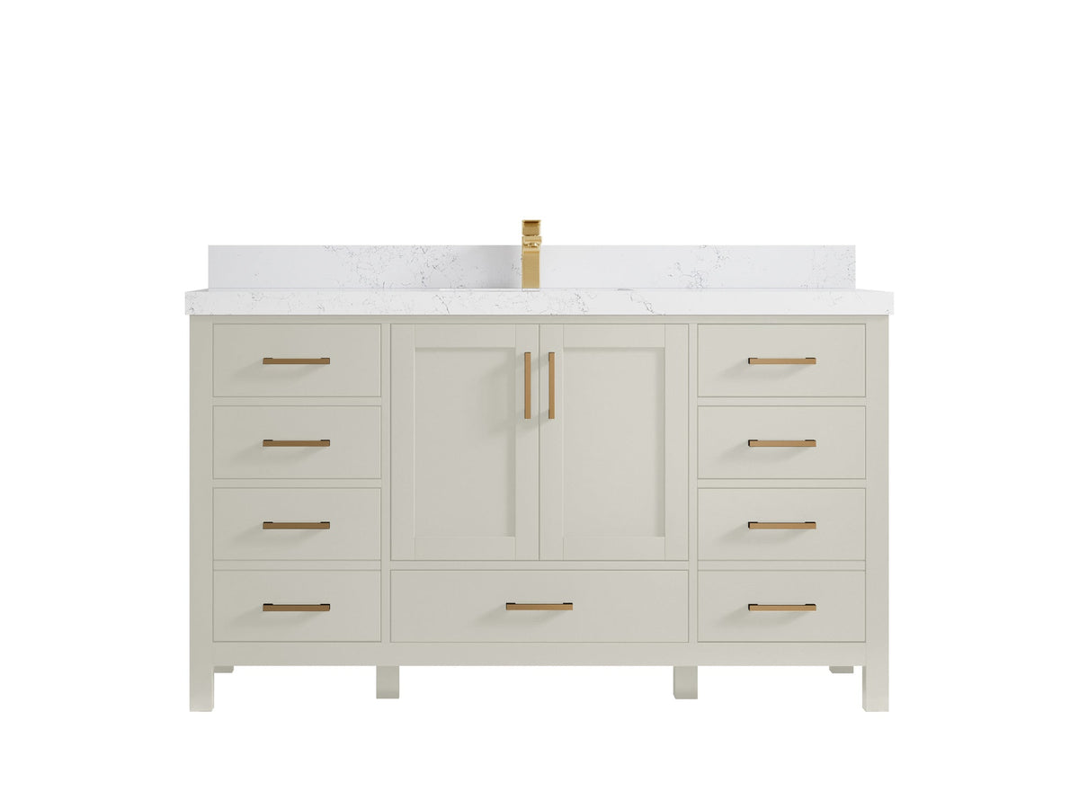 Malibu 60 in. W x 22 in. D Single Sink Bathroom Vanity - Willow Bath and Vanity