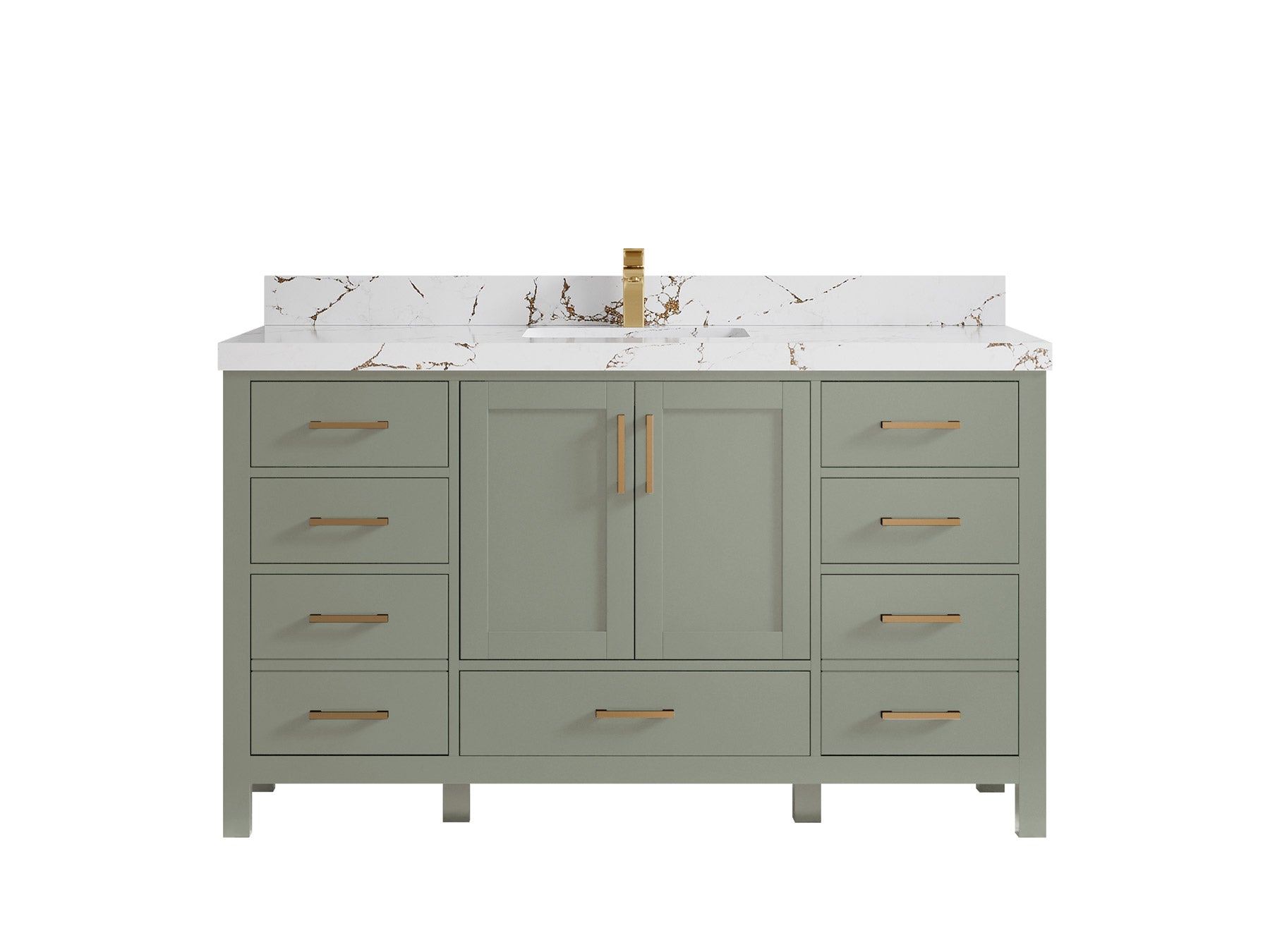 Malibu 60 in. W x 22 in. D Single Sink Bathroom Vanity - Willow Bath and Vanity