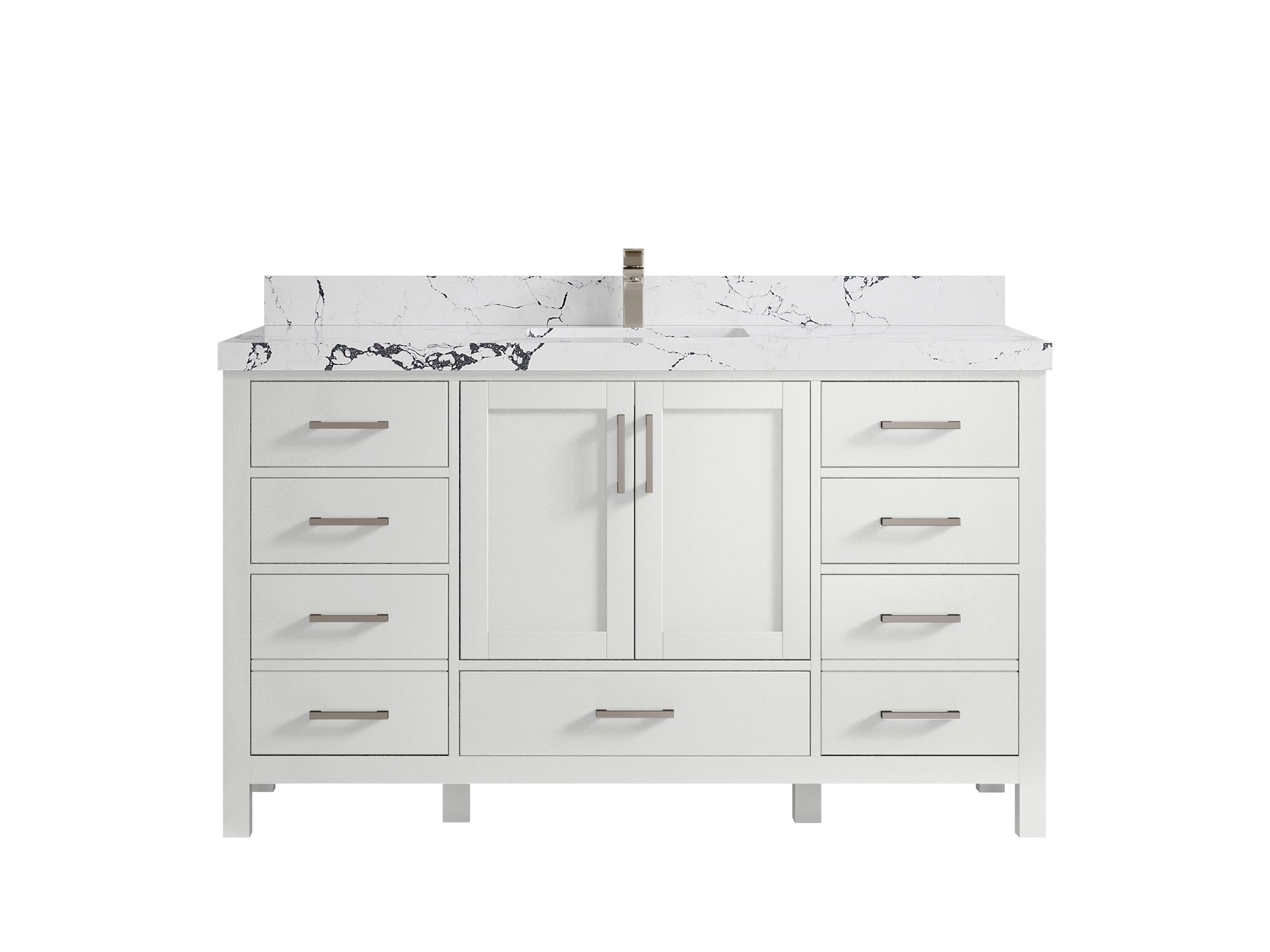 Malibu 60 in. W x 22 in. D Single Sink Bathroom Vanity - Willow Bath and Vanity