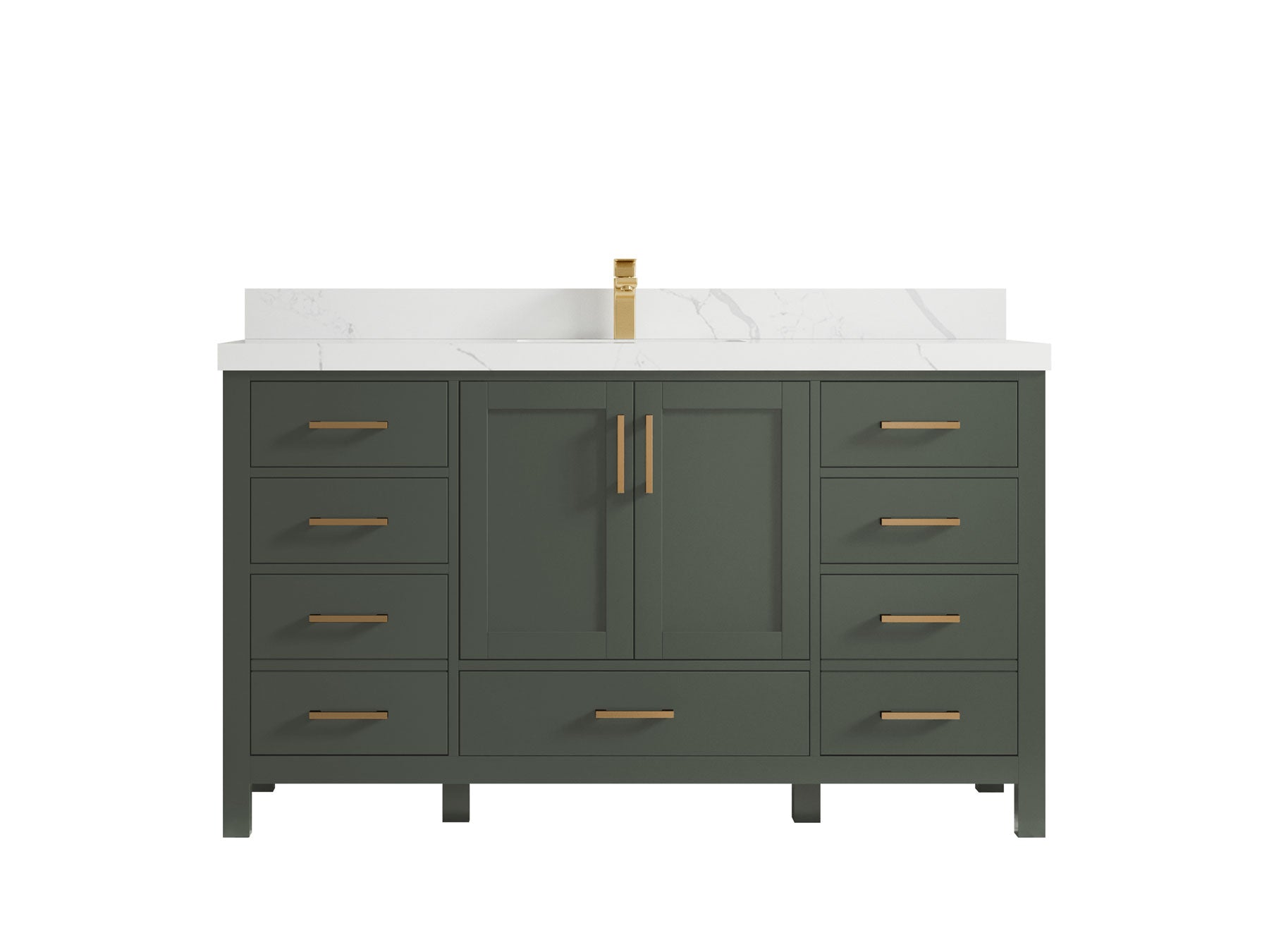 Malibu 60 in. W x 22 in. D Single Sink Bathroom Vanity - Willow Bath and Vanity