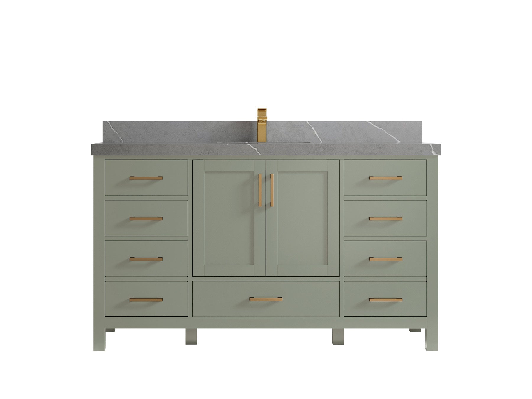 Malibu 60 in. W x 22 in. D Single Sink Bathroom Vanity - Willow Bath and Vanity