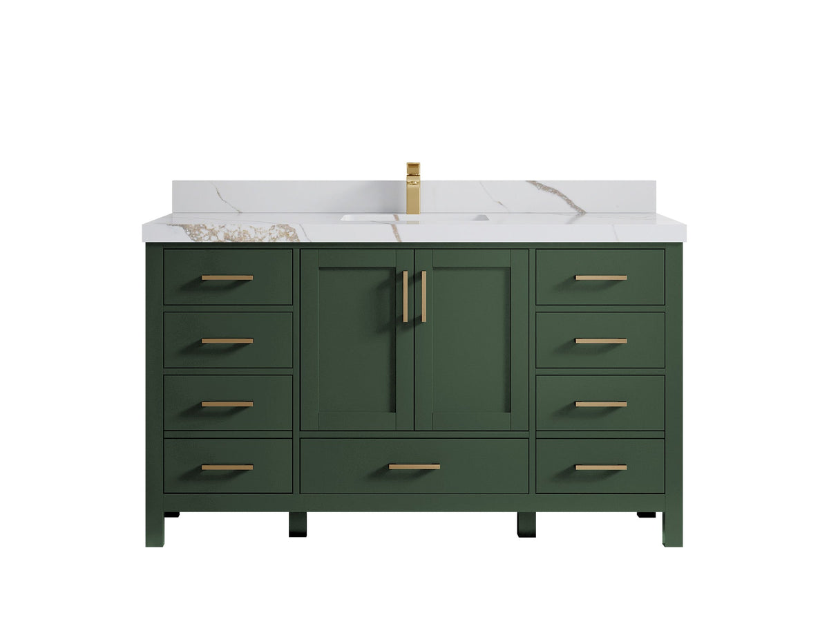 Malibu 60 in. W x 22 in. D Single Sink Bathroom Vanity - Willow Bath and Vanity