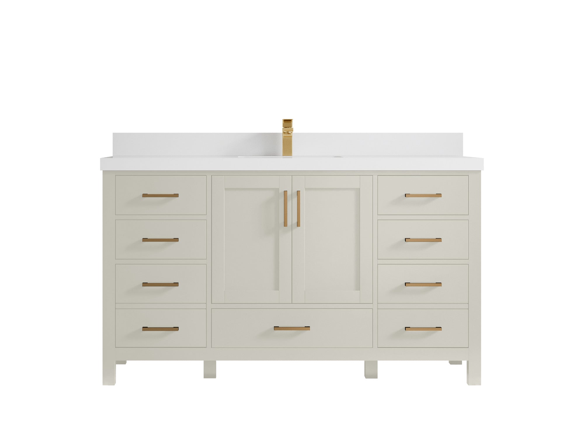 Malibu 60 in. W x 22 in. D Single Sink Bathroom Vanity - Willow Bath and Vanity
