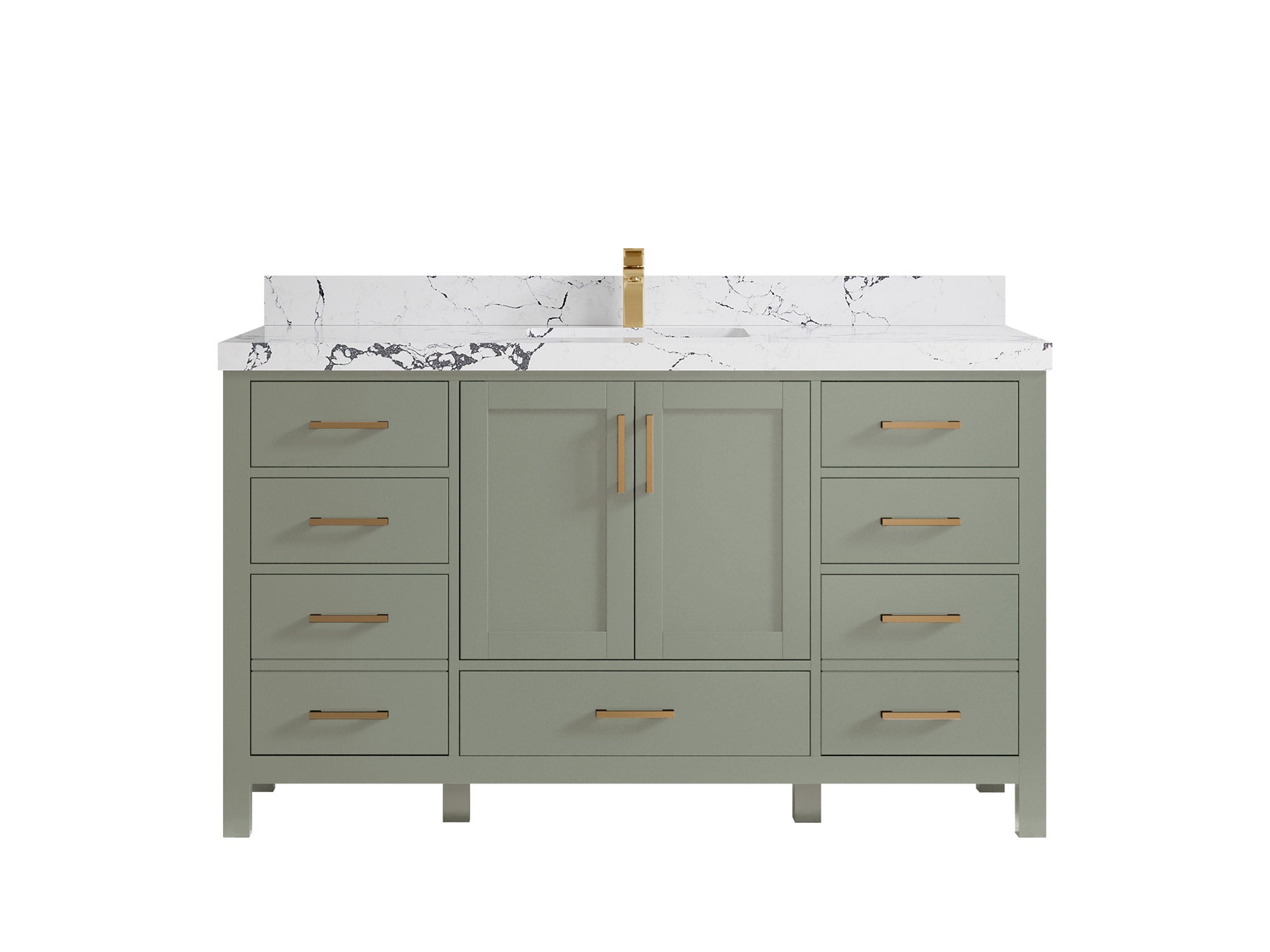 Malibu 60 in. W x 22 in. D Single Sink Bathroom Vanity - Willow Bath and Vanity
