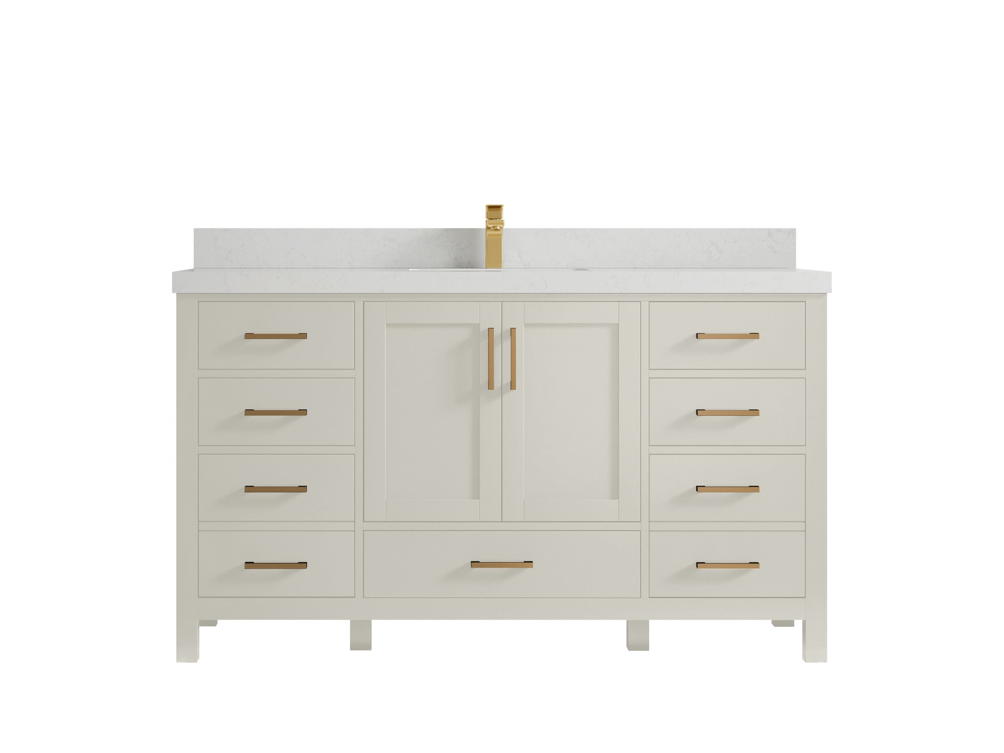 Malibu 60 in. W x 22 in. D Single Sink Bathroom Vanity - Willow Bath and Vanity