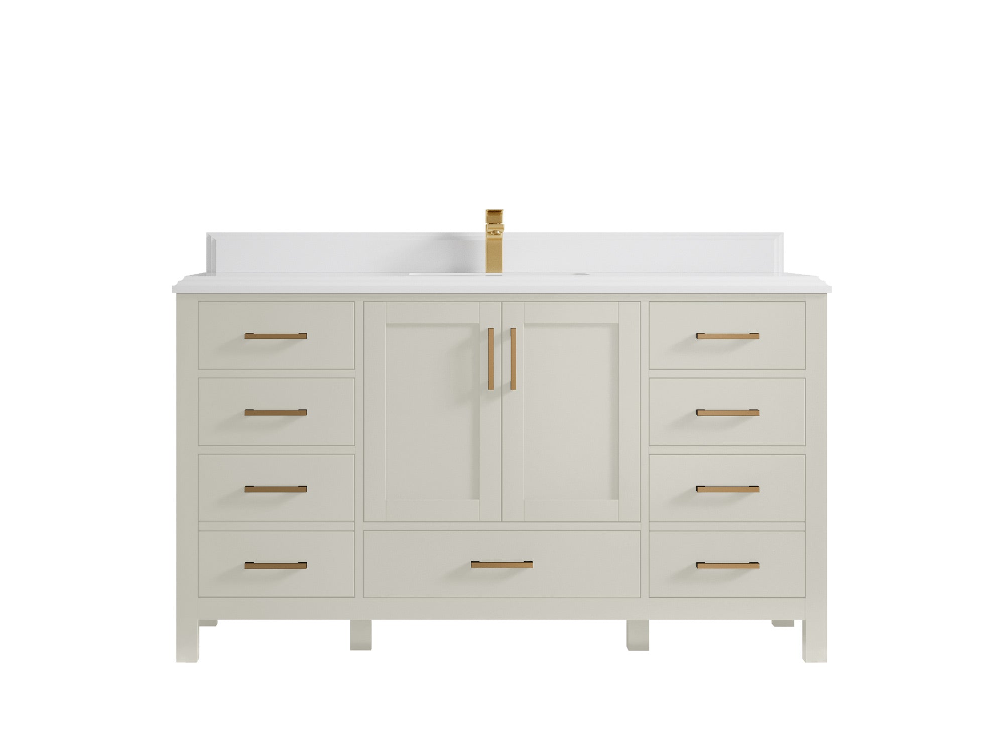 Malibu 60 in. W x 22 in. D Single Sink Bathroom Vanity - Willow Bath and Vanity